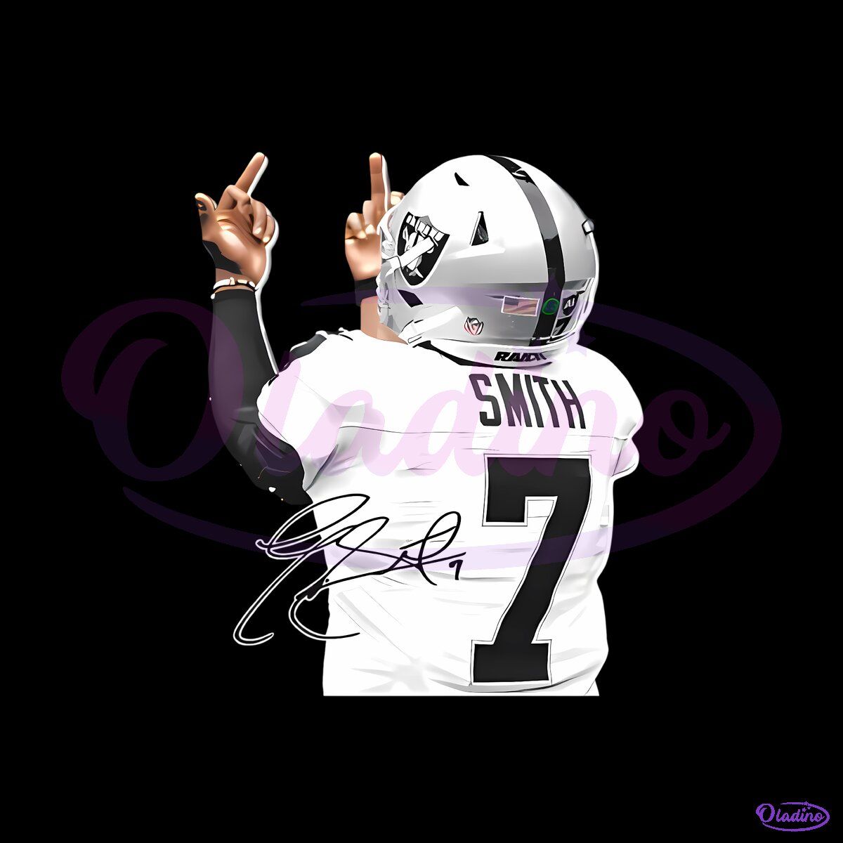 1200x1200 Geno Smith Las Vegas Raiders Nfl Quarterback PNG Cricut Cut Files