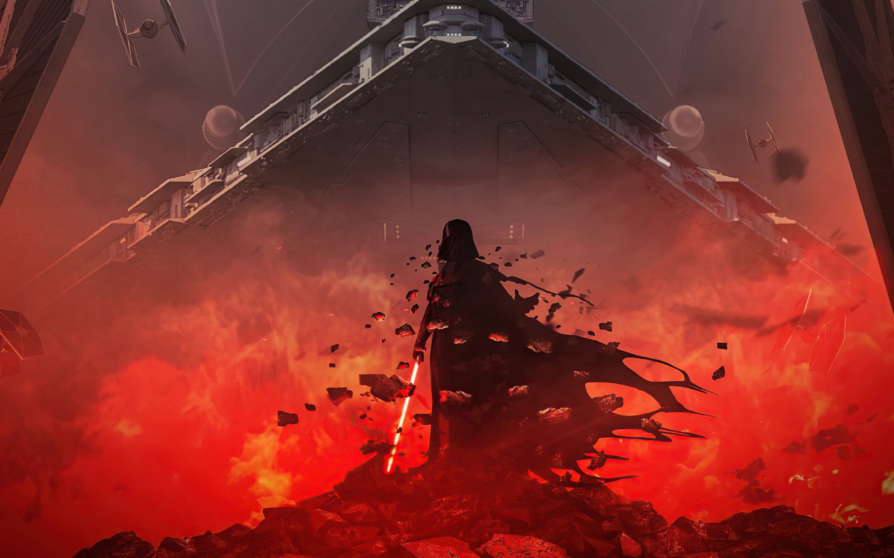 2880x1800 darth vader star wars maythefourthbewithyou 4k Mac Wallpaper Download