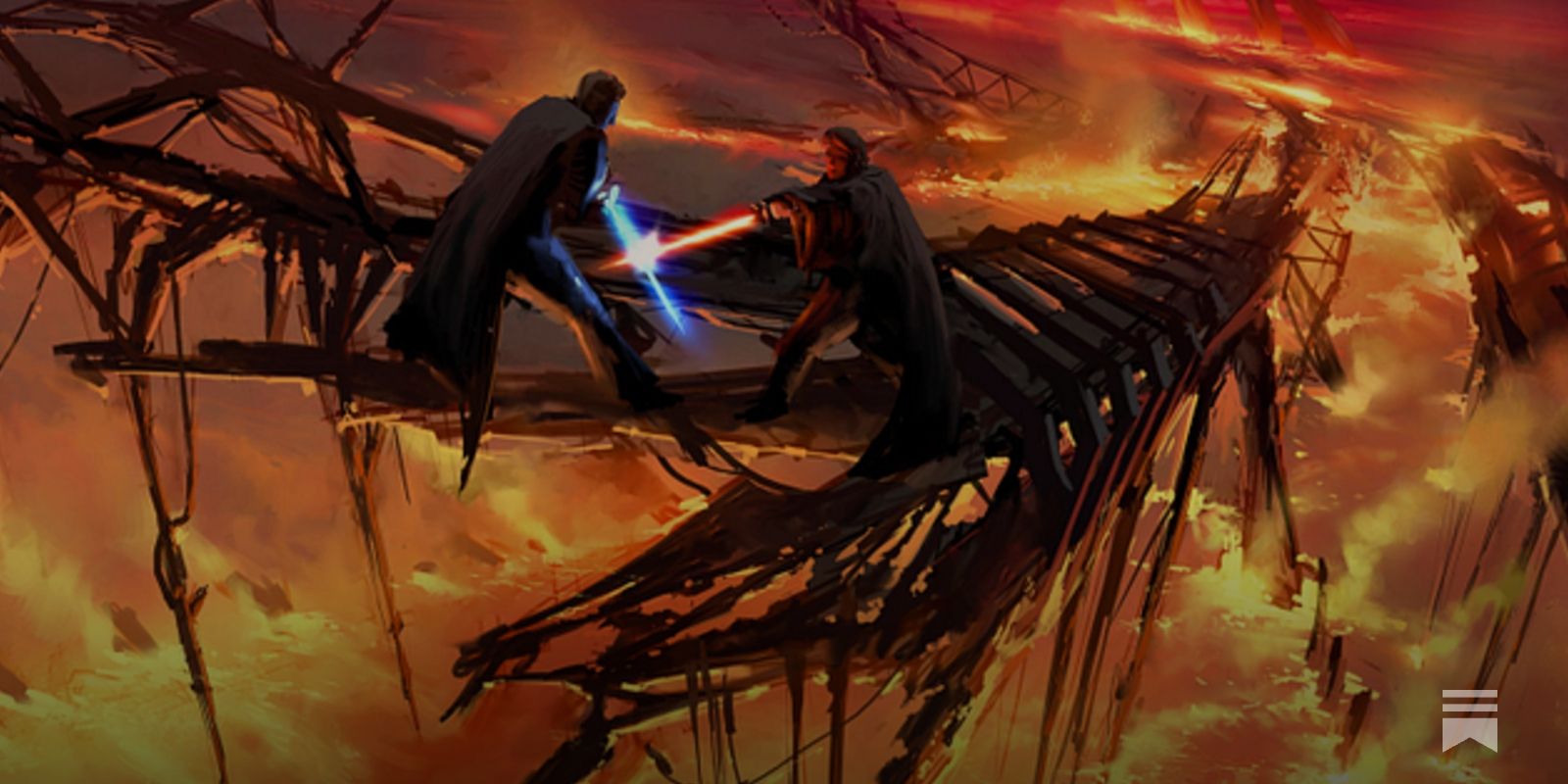 1600x800 Anakin Vs. Obi Wan: Behind The Concept Art Of One Of The Most Iconic Star Wars Moments