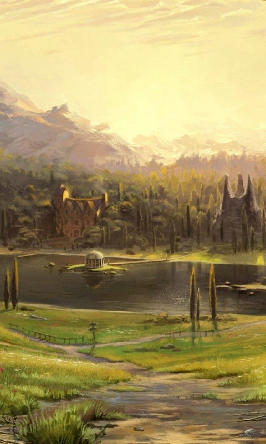 850x1417 Fable 2 bower lake phone wallpaper