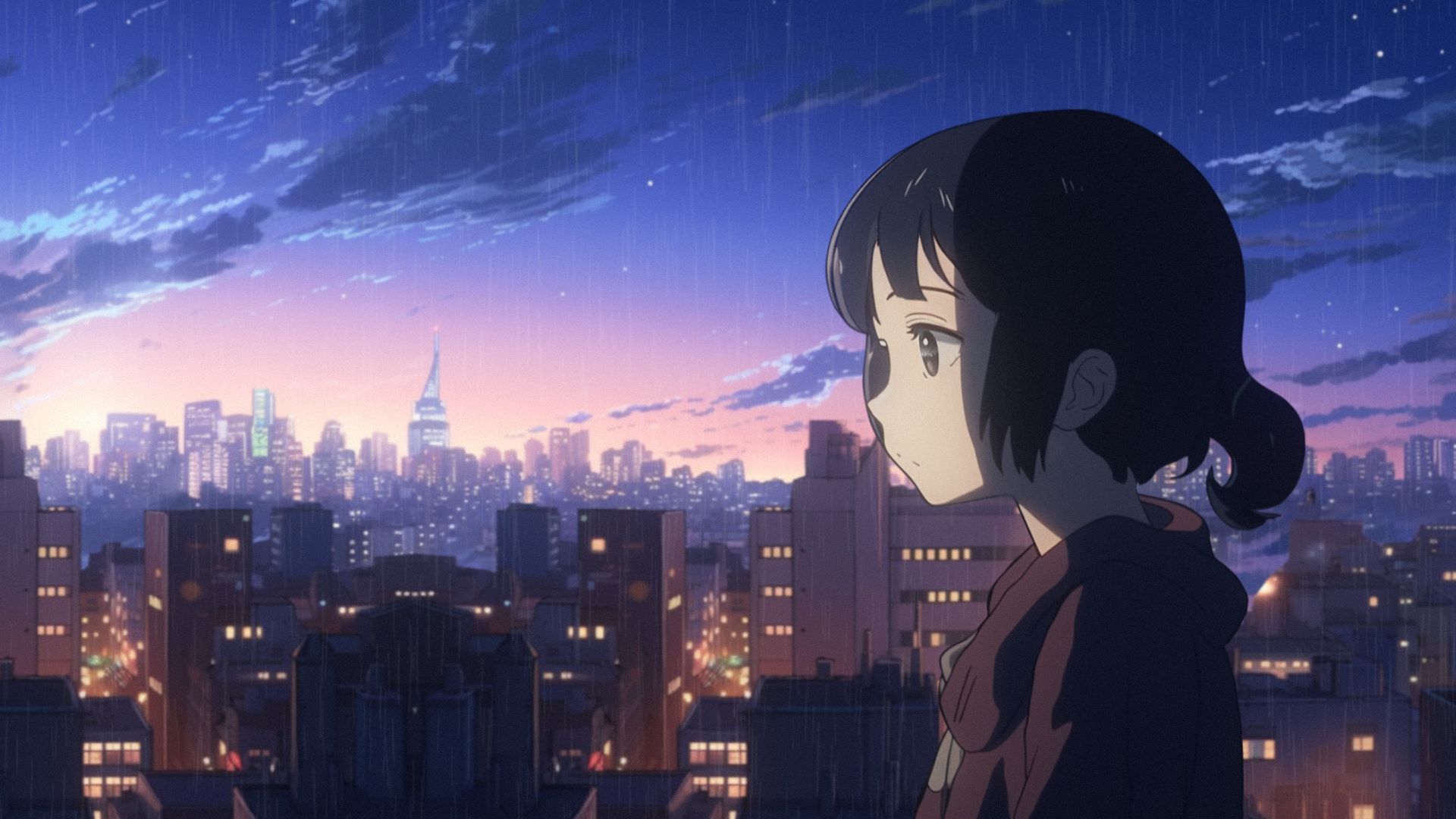 1920x1080 LoFi Anime Girl