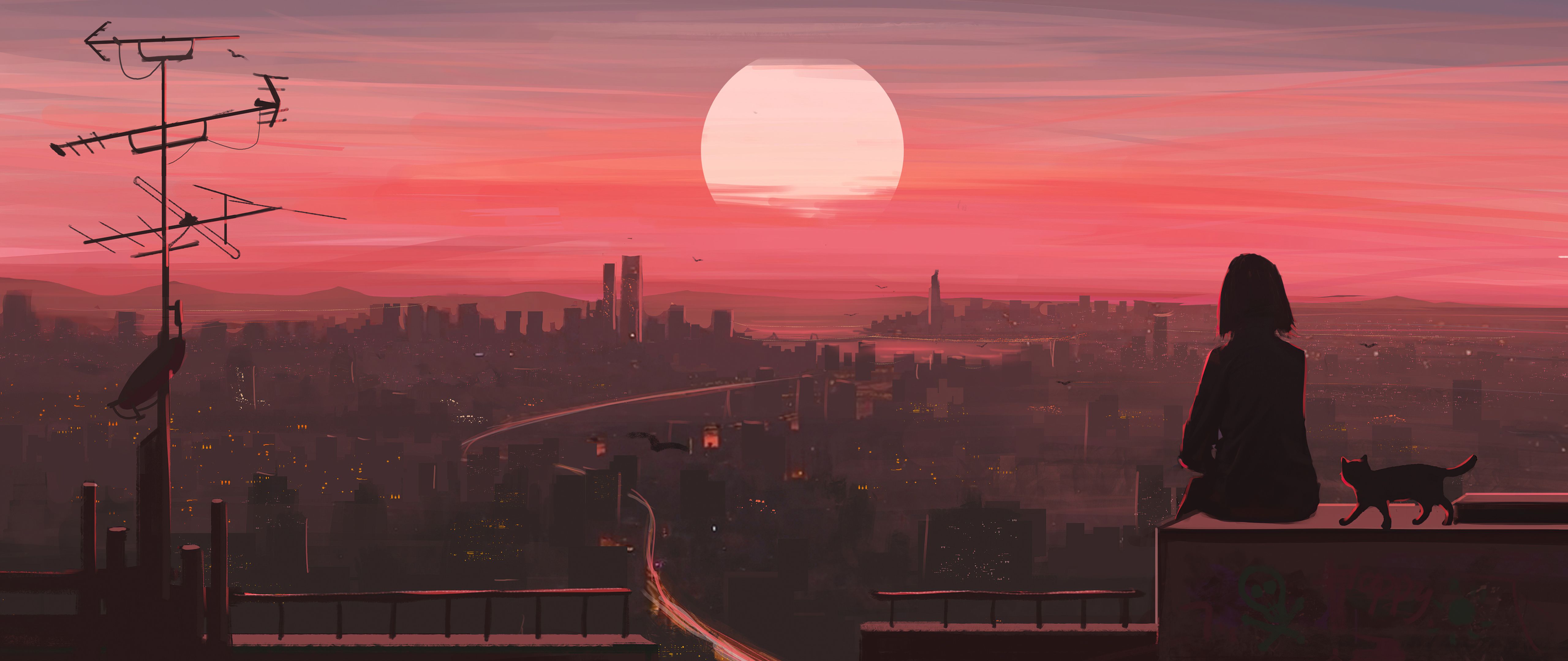 5120x2160 Lofi Girl [5120x2160]