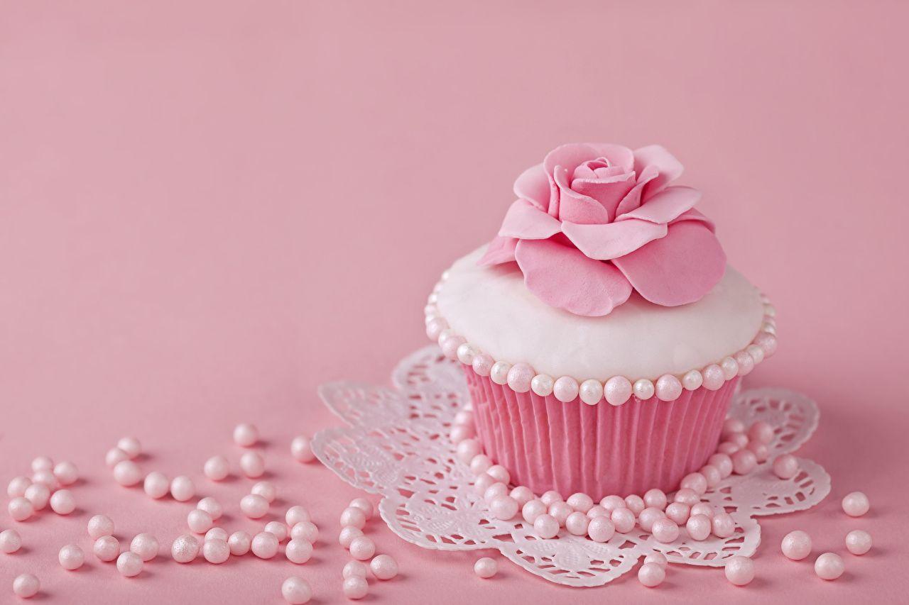 1280x853 Wallpaper Pearl Roses Pink color fairy cake Food Cake