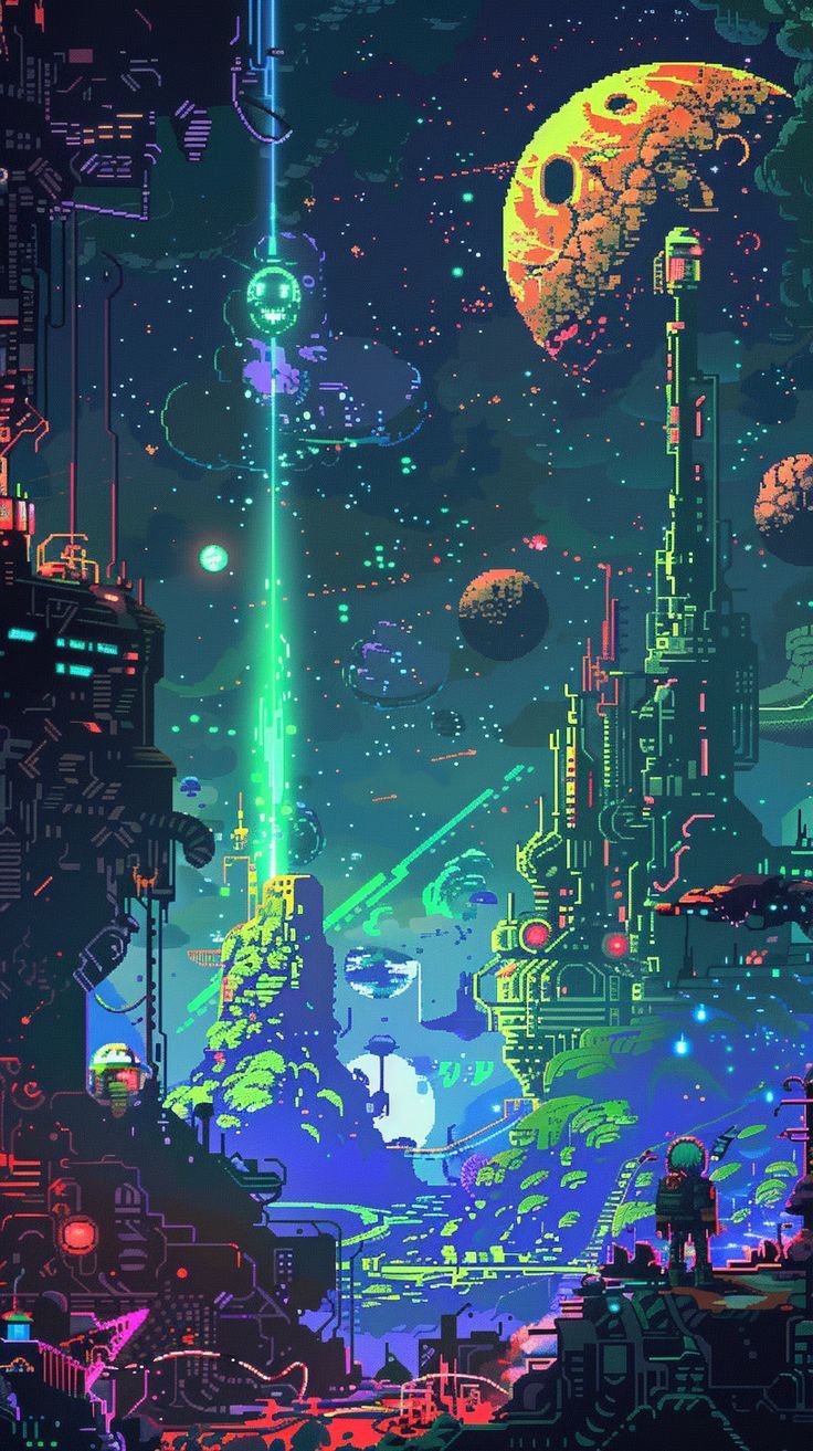 736x1313 Pixel Art Styles: The World of Pixels in 2024 19
