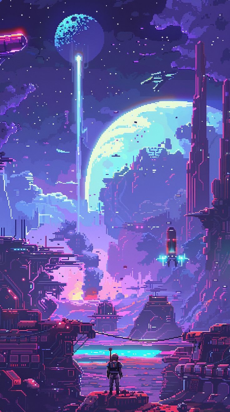 736x1313 Pixel Art Styles: The World of Pixels in 2024 44