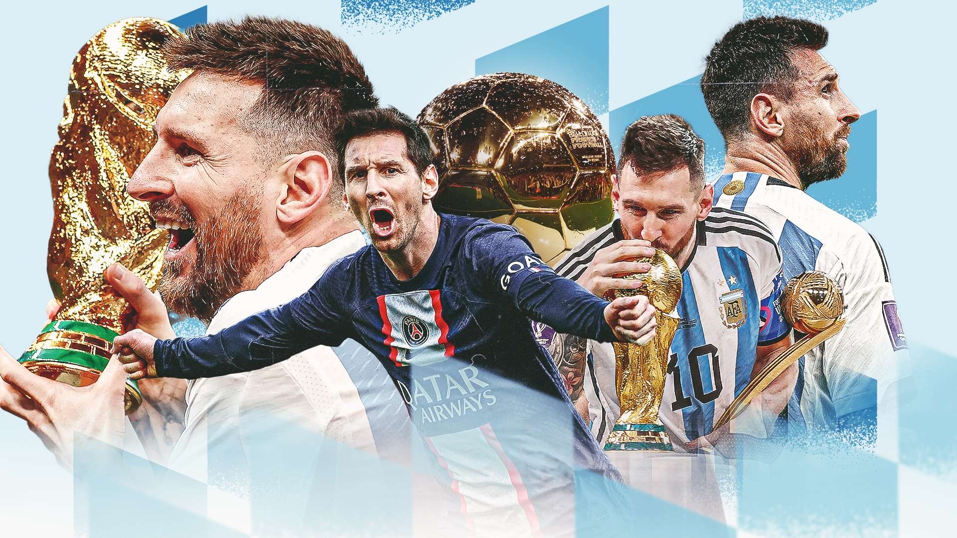 1920x1080 Lionel Messi completed football! How Argentina's World Cup hero won the 2023 Ballon d'Or over Erling Haaland. Goal.com US