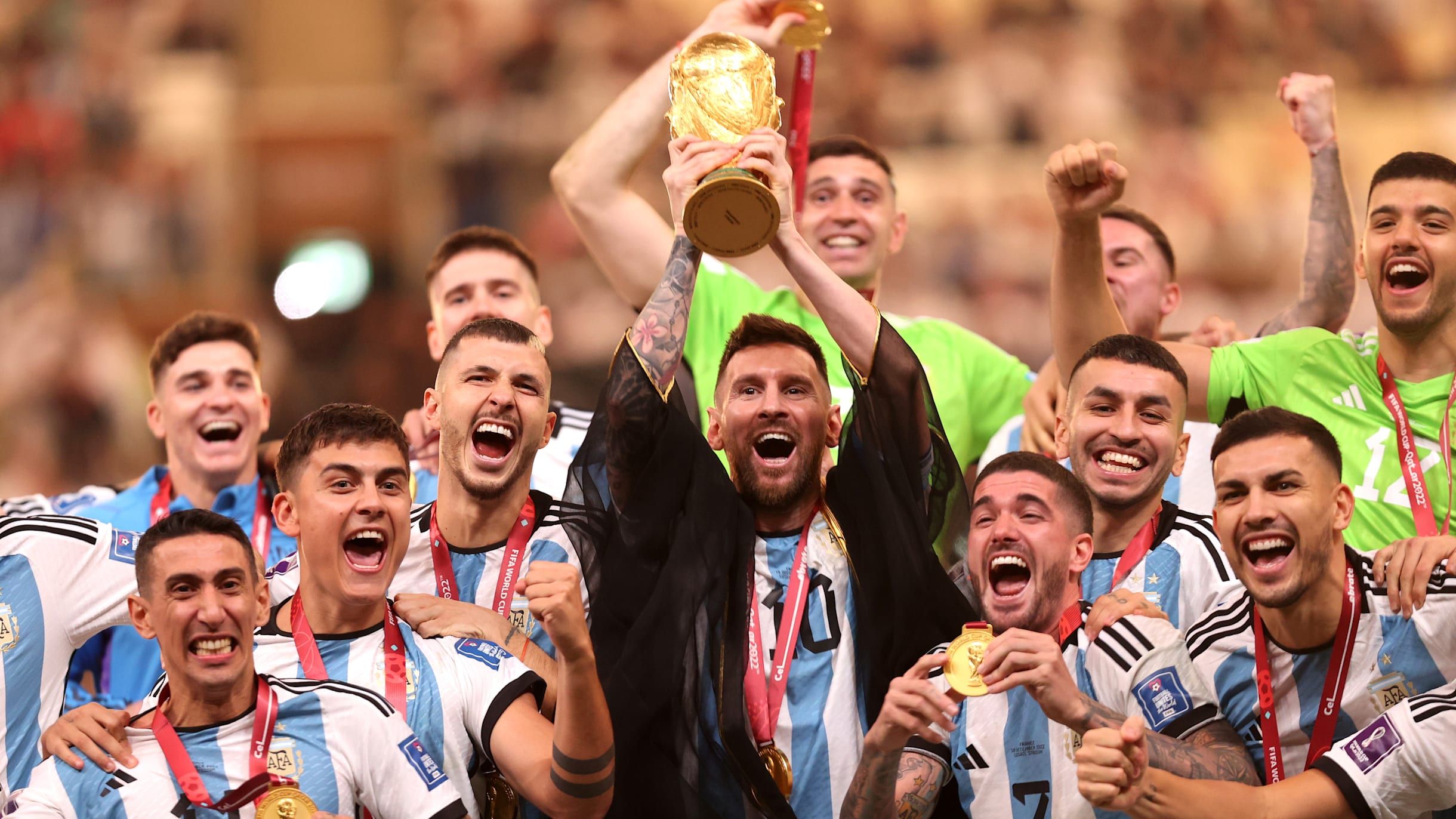 2440x1372 Lionel Messi scores twice, Argentina beat France in 2022 World Cup final in penalty drama
