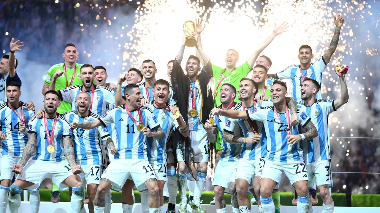 1280x720 Argentina and Lionel Messi are crowned World Cup champions