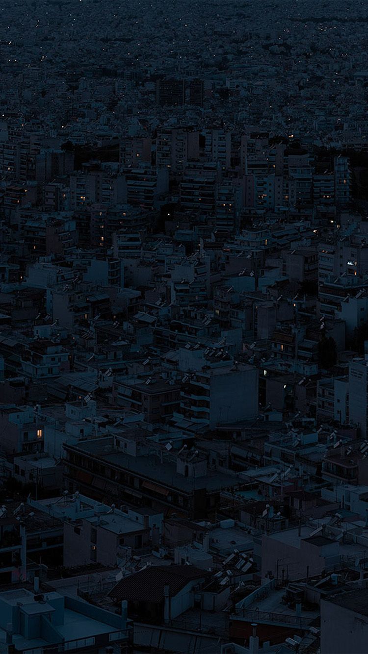 750x1334 iPhone X wallpaper. dark city night art illustration