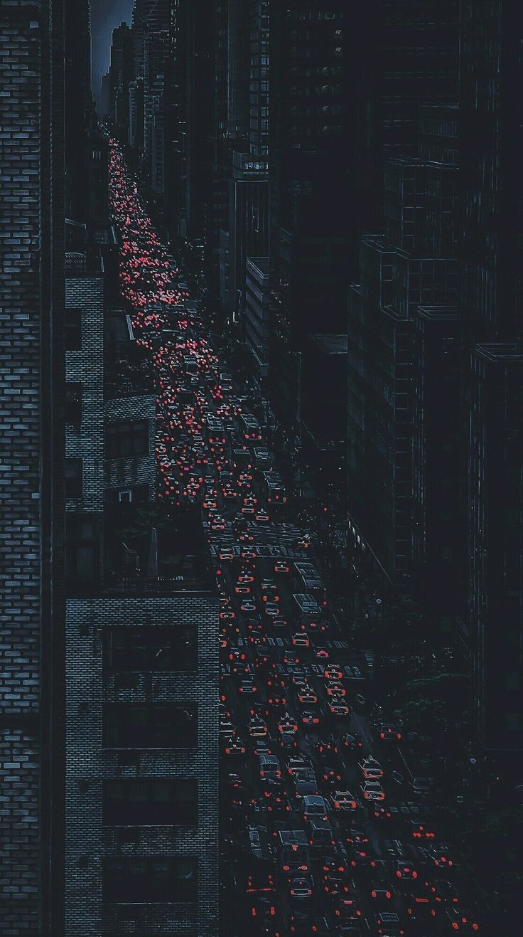 736x1317 Dark city wallpaper. Credit @francescasacilo