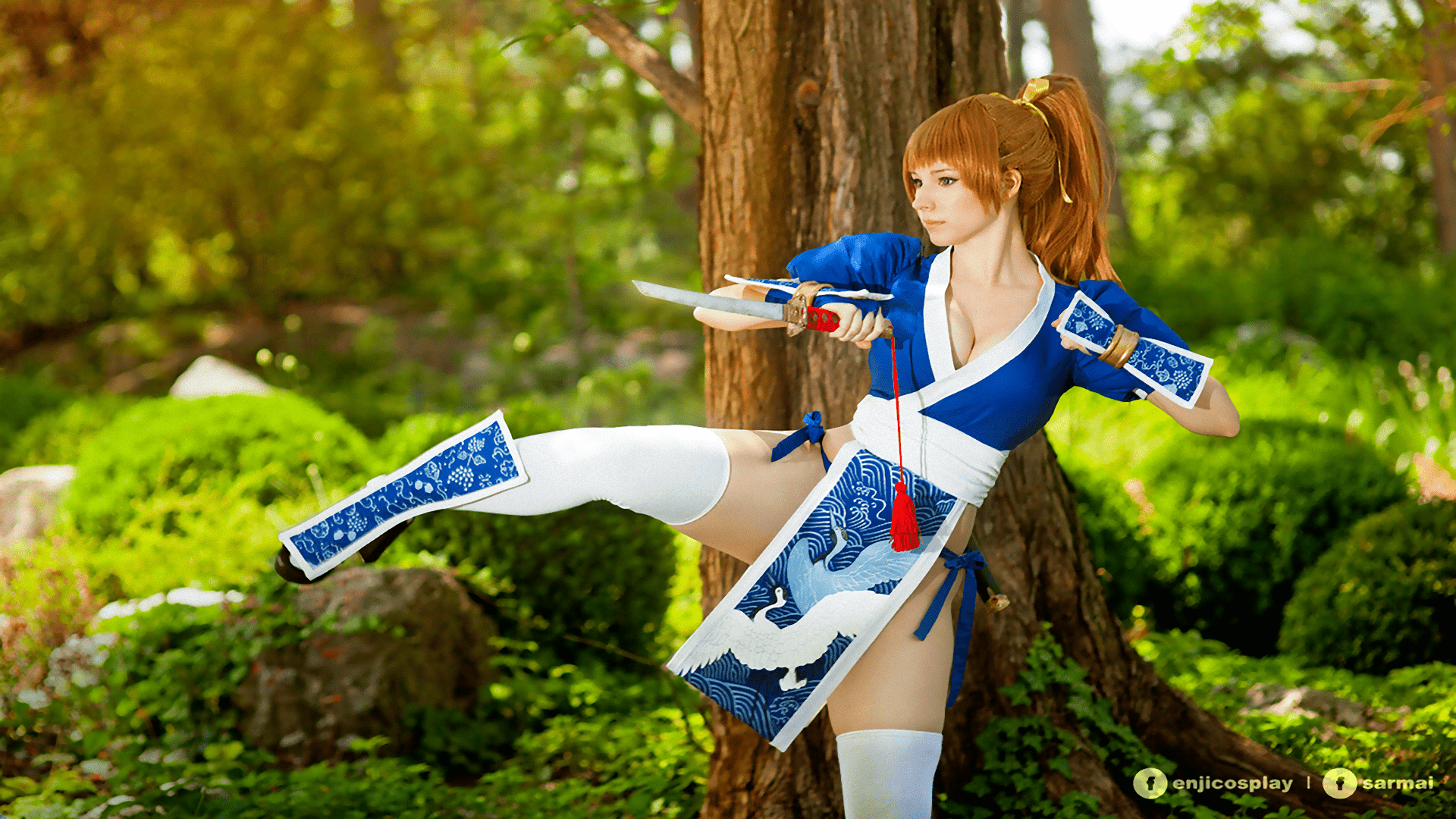 1920x1080 kasumi cosplay
