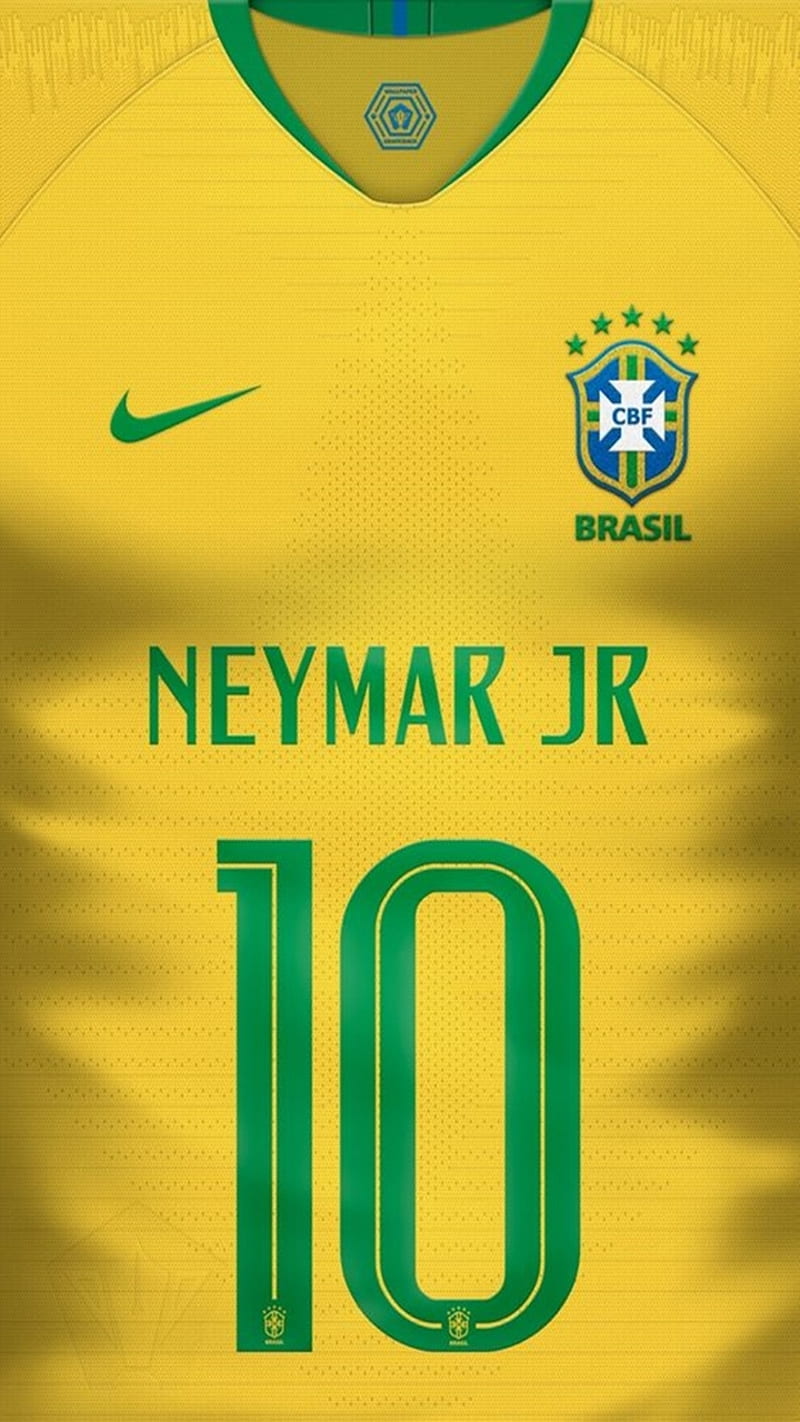 800x1422 NEYMAR BRAZIL KIT, brazil, nike, HD phone wallpaper