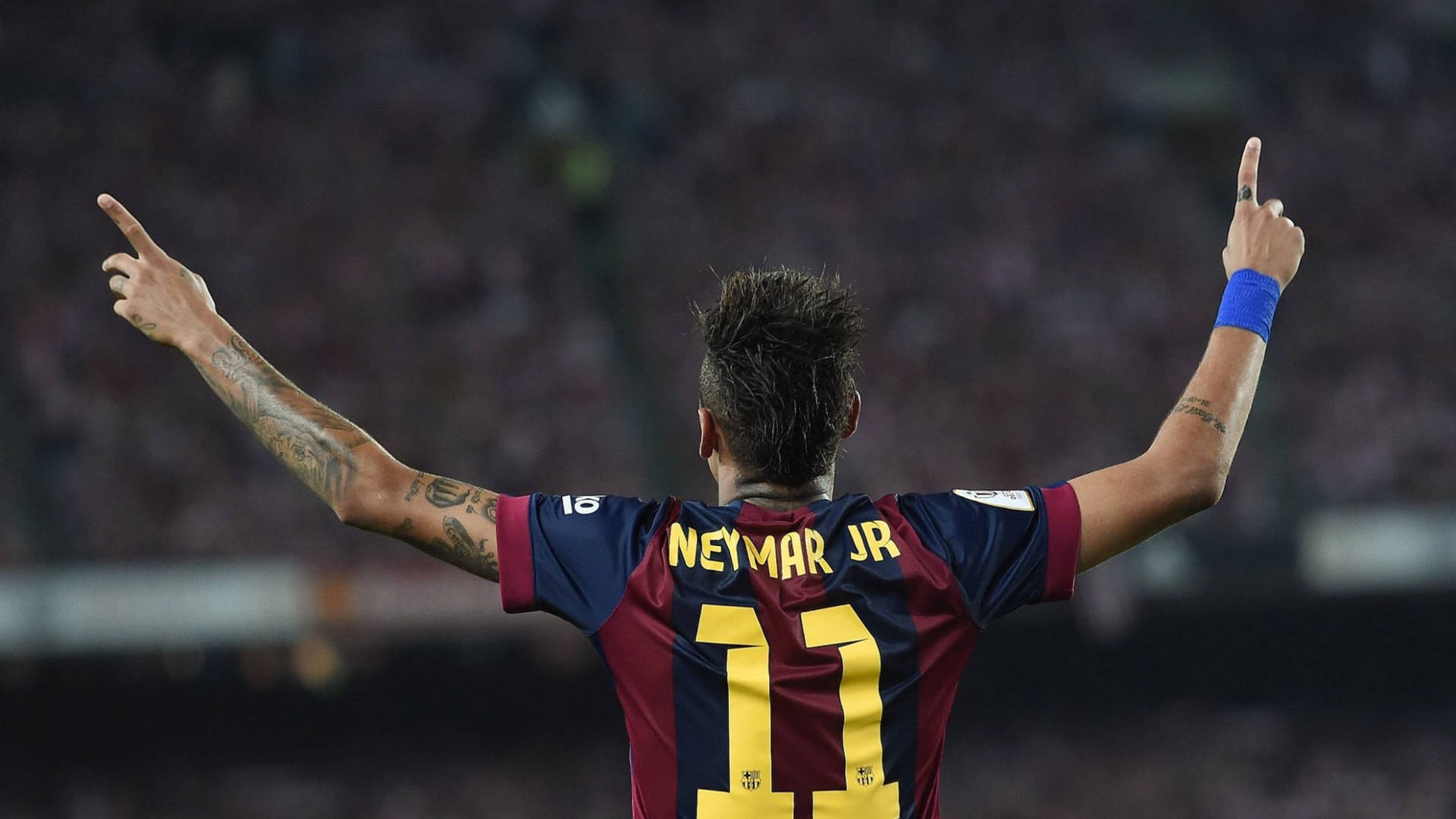 1920x1080 Download Neymar 4K Jersey Number 11 Wallpaper