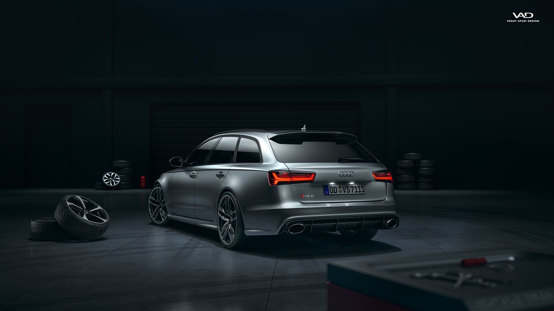 1920x1080 Audi RS6 performance scene. Full CGI (1). Image - Behance