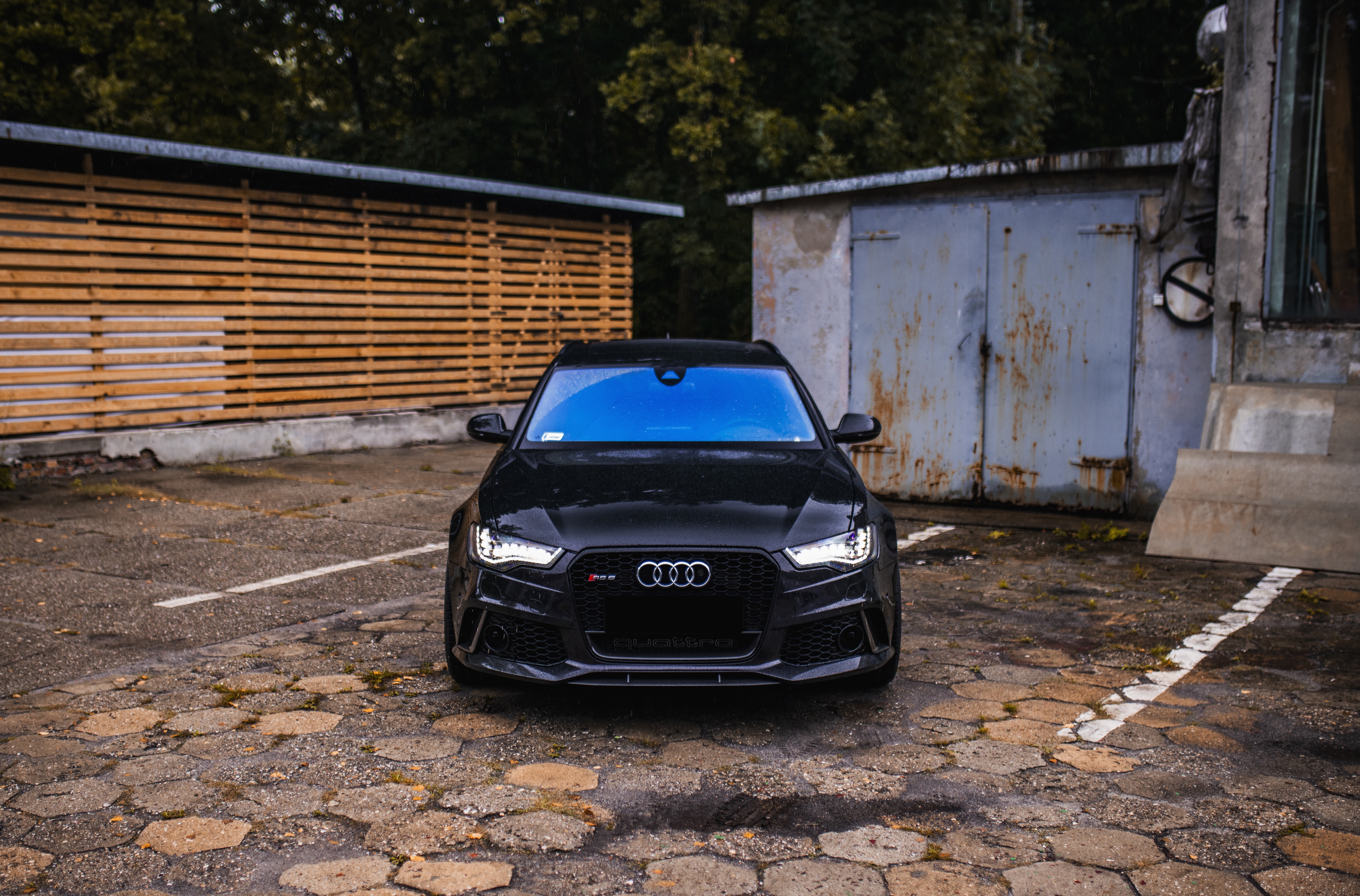 4096x2700 Wallpaper Audi, black, Before, RS VAG, Full LED Matrix Lights for mobile and desktop, section audi, resolution 4096x2700