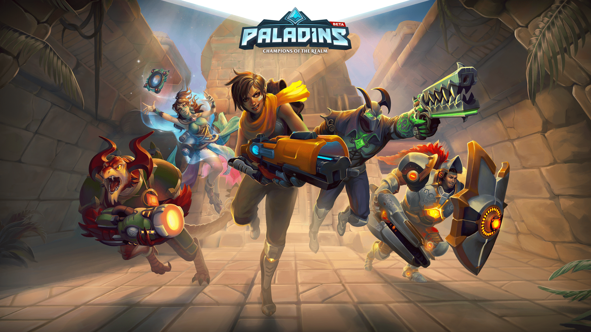 1920x1080 Download Androxus (Paladins) Kinessa (Paladins) Ying (Paladins) Fernando ( Paladins) Drogoz (Paladins) Paladins Video Game 4k Ultra