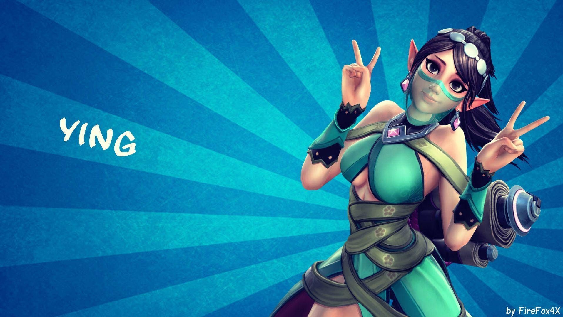 1915x1080 Download Immersive Ying Default Skin in Paladins Video Game Wallpaper