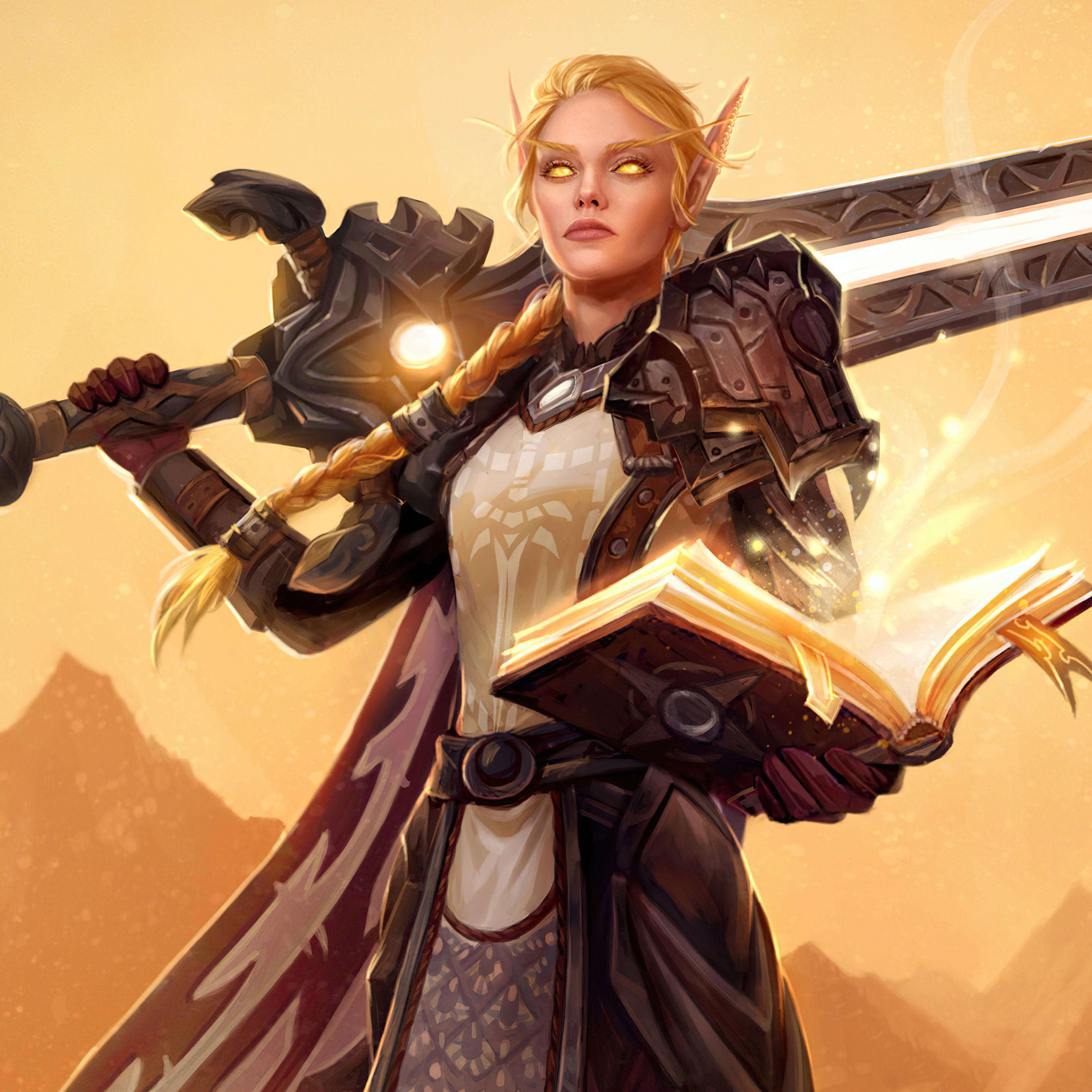 2932x2932 Paladin World Of Warcraft 4k iPad Pro Retina Display , HD 4k Wallpaper, Image, Background, Photos and Picture