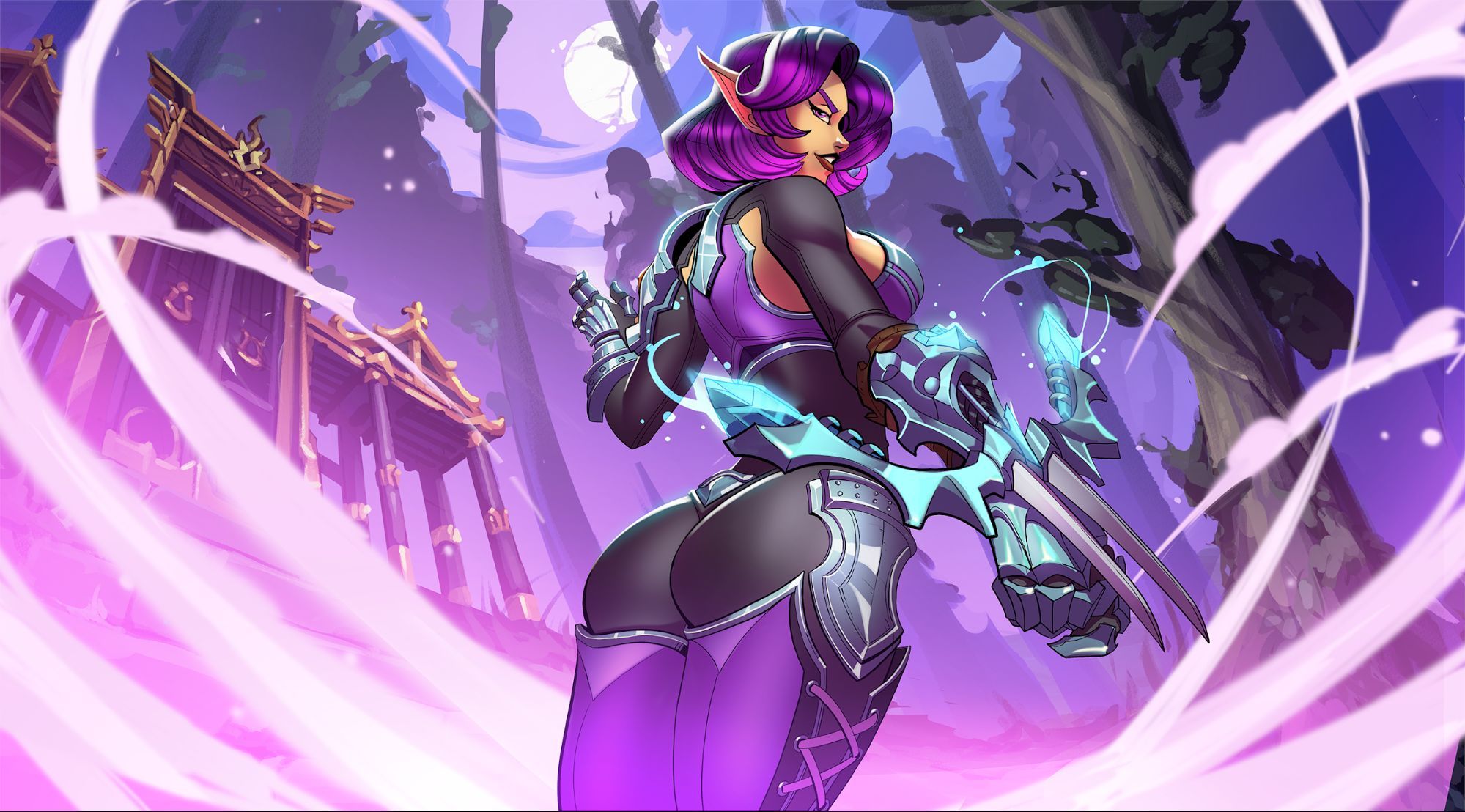 1999x1108 Phone wallpaper: Paladins, Video Game, Paladins (Video Game), Skye (Paladins) 916464