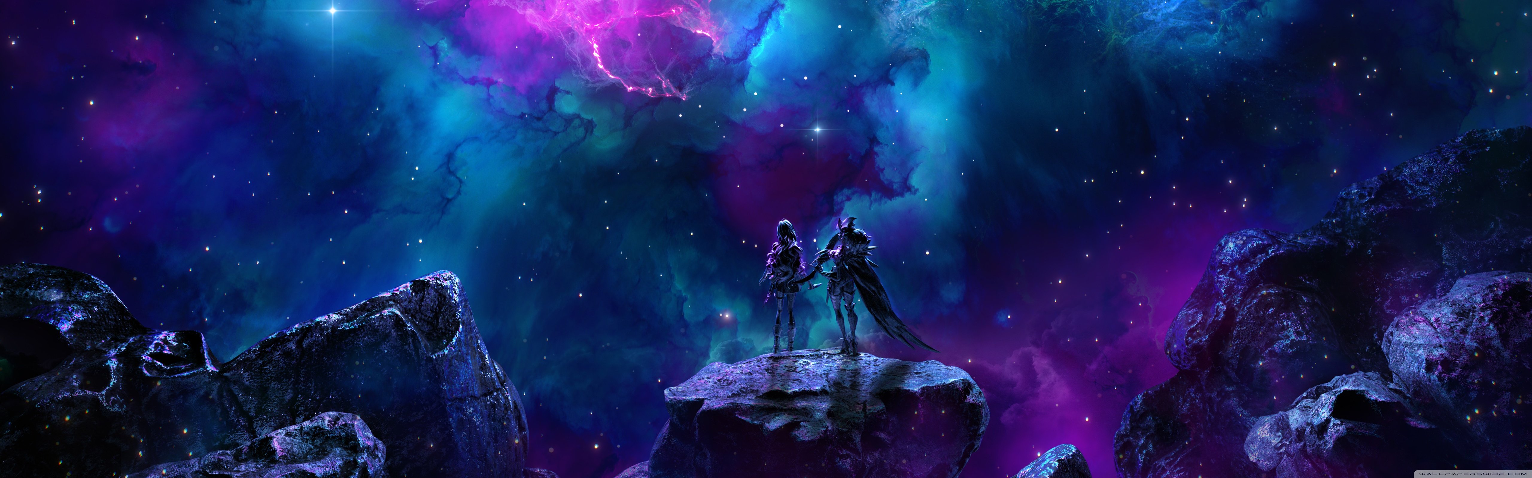5120x1600 Cosmic Art 4K UHD Wallpaper for UltraHD Desktop and TV : Widescreen and UltraWide Display : Dual Monitor : Smartphone and Tablet Devices