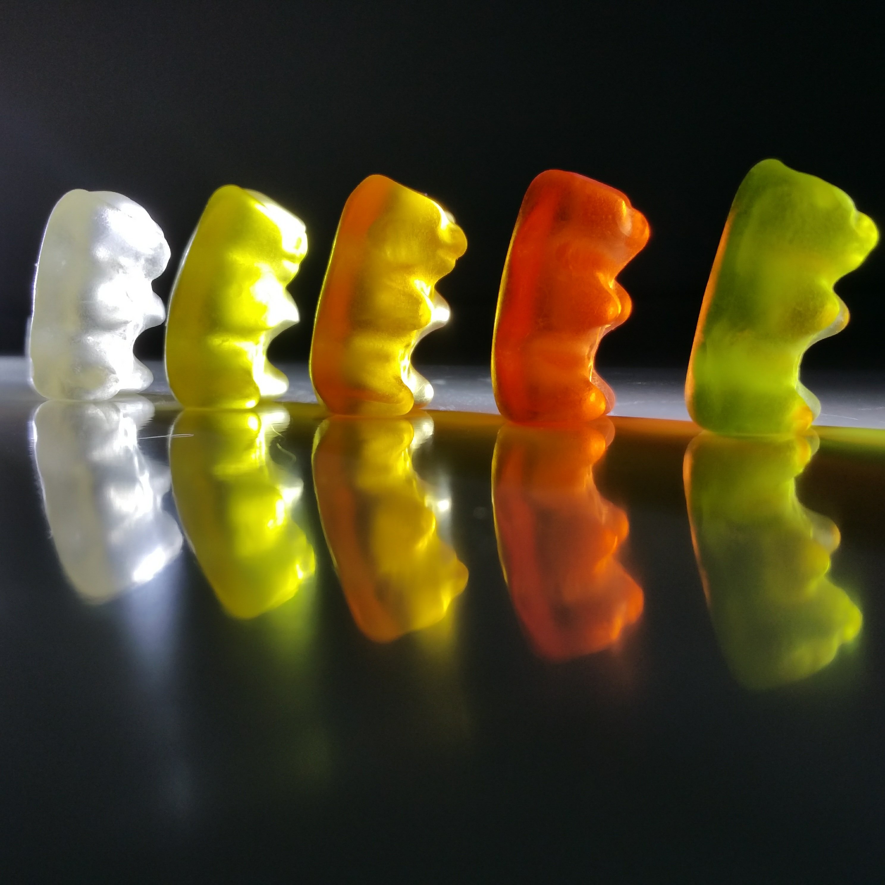 2976x2976 Free Image : yellow, close up, background image, macro photography, organism, haribo, gummib rchen, gummi bears, fruit jelly, gummy bear, computer wallpaper 2976x2976