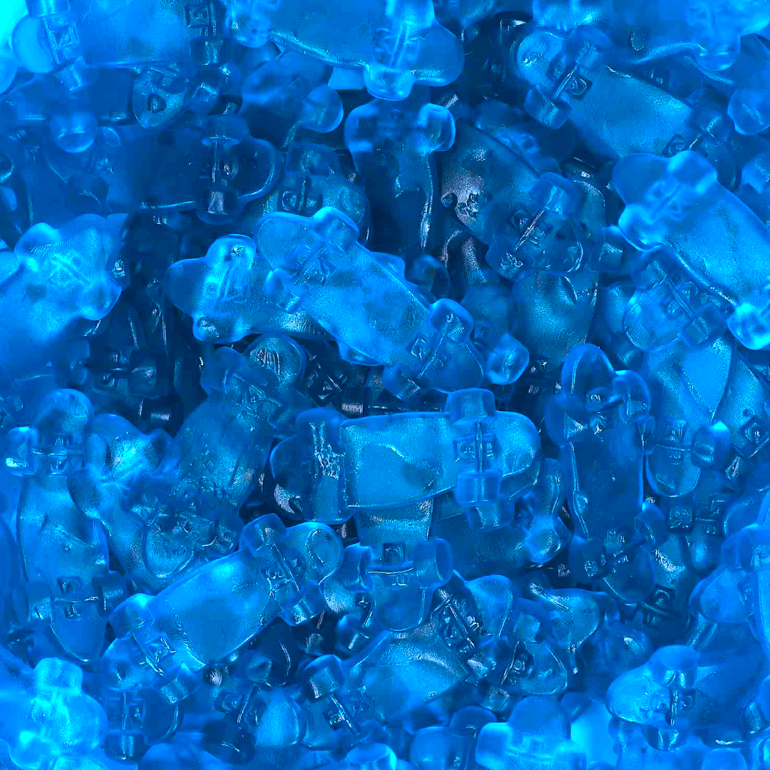 1080x1080 Haribo Skaters Blue (Blue Raspberry Skateboards)