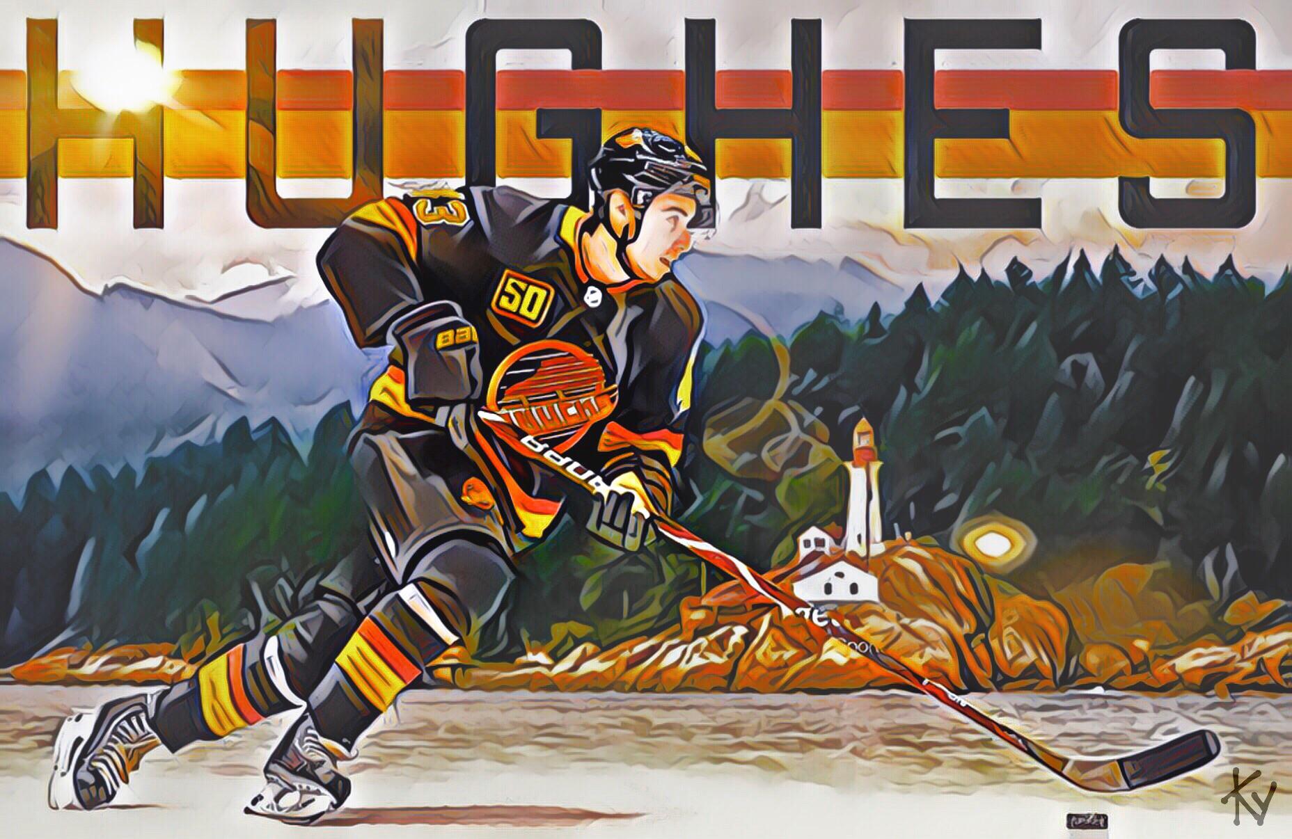 1856x1206 Here's a Quinn Hughes wallpaper for you guys