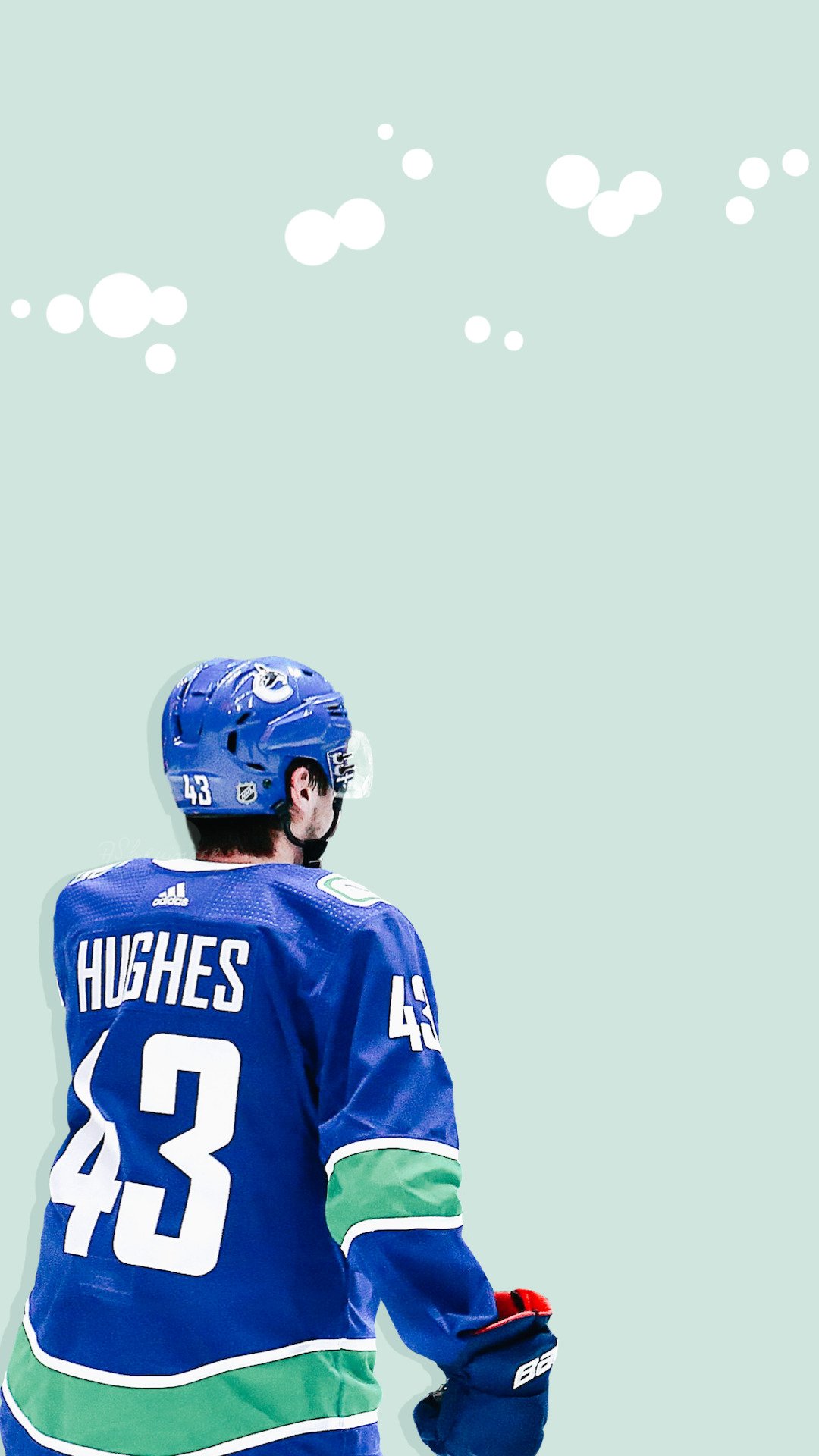 1080x1920 wallpaper • quinn hughes + cute aesthetic Requested by anon Credits of the wallpaper' elements and style go to their