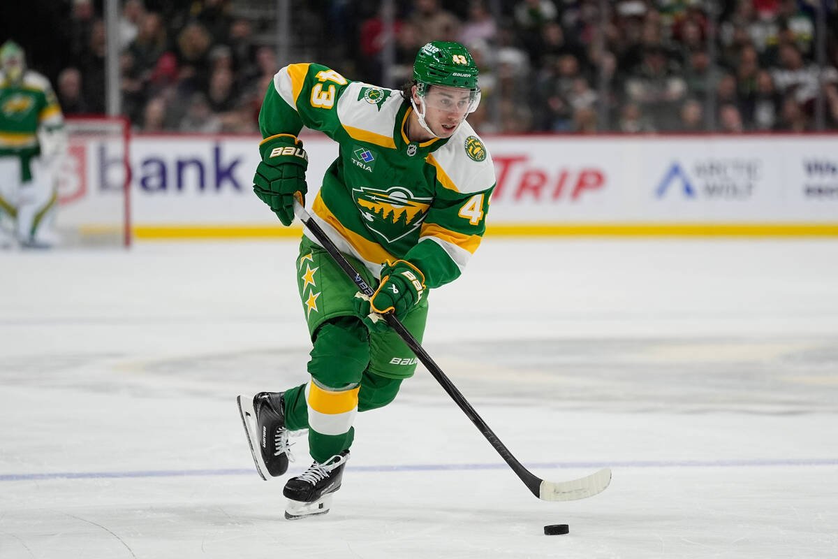 1200x800 Golden Knights face Quinn Hughes, Minnesota Wild for first time
