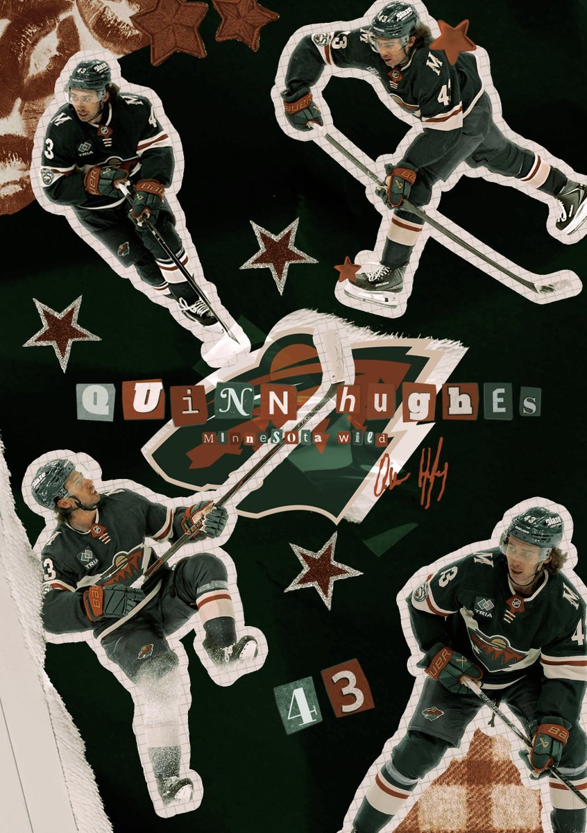 846x1200 Quinn Hughes Wild Free to use't repost I might make more for other players in the future? #mnwild #hockeytwt #hockeyedit #quinnhughes