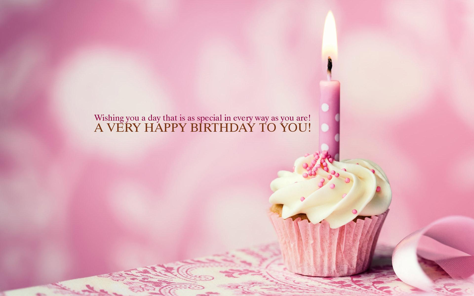 1920x1200 Happy Birthday Pink Cupcake HD Wallpaper. HD Latest Wallpaper