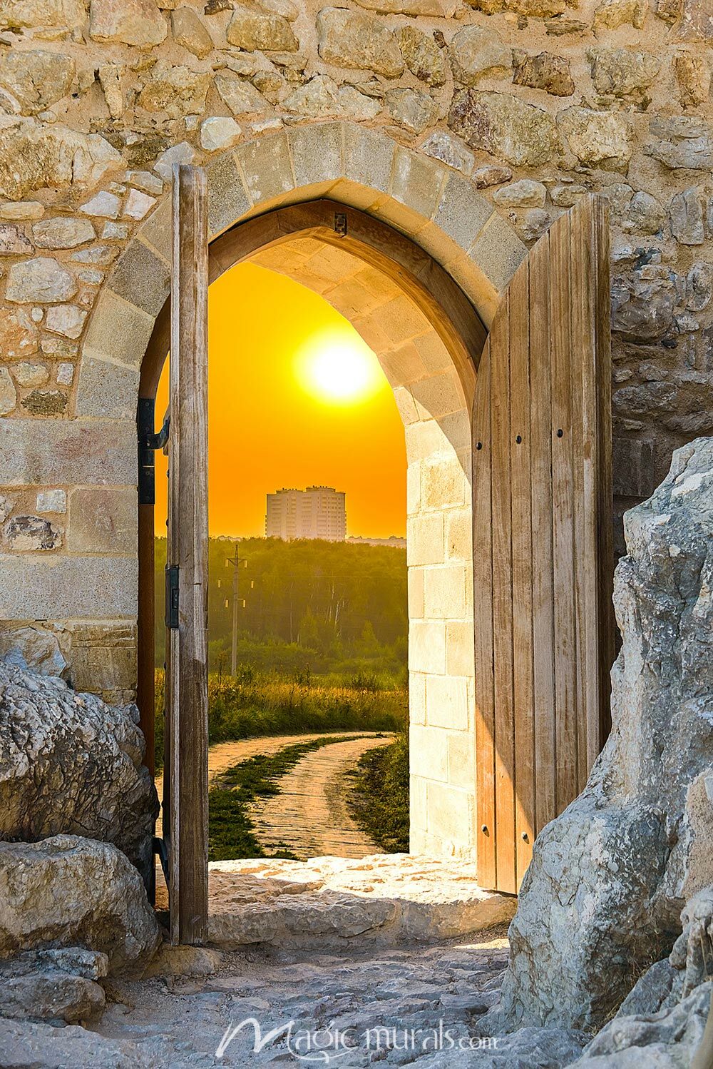 1000x1498 Ancient Arch Door