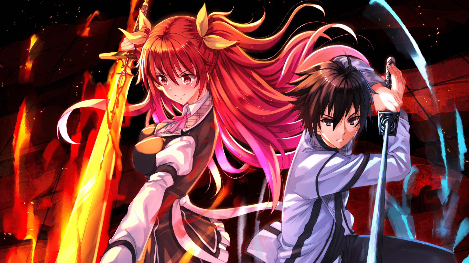 Rakudai Kishi no Cavalry Stella Vermillion Ikki Kurogane.HTC One