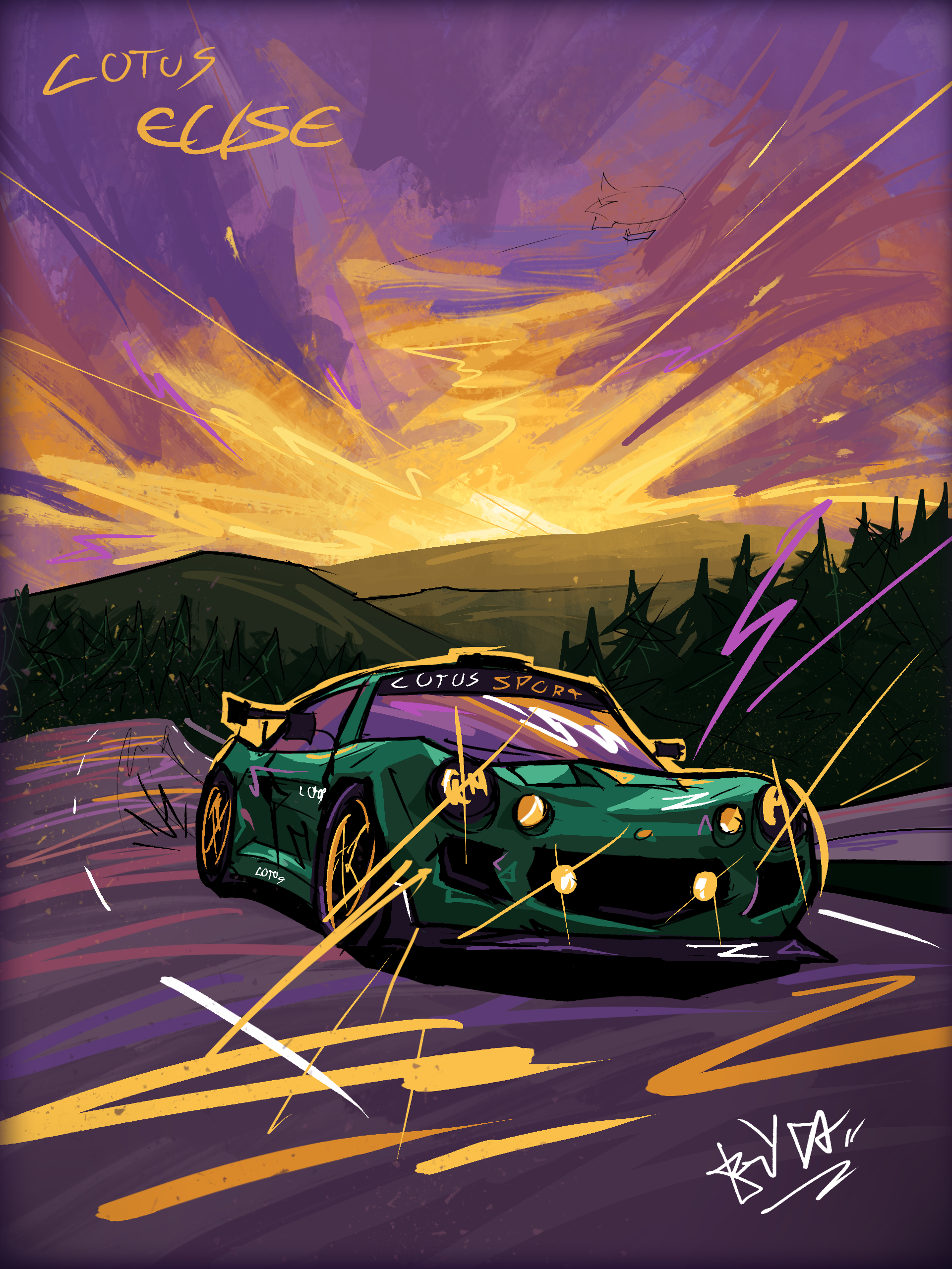 1920x2560 i painted some gran turismo themed mobile wallpaper!