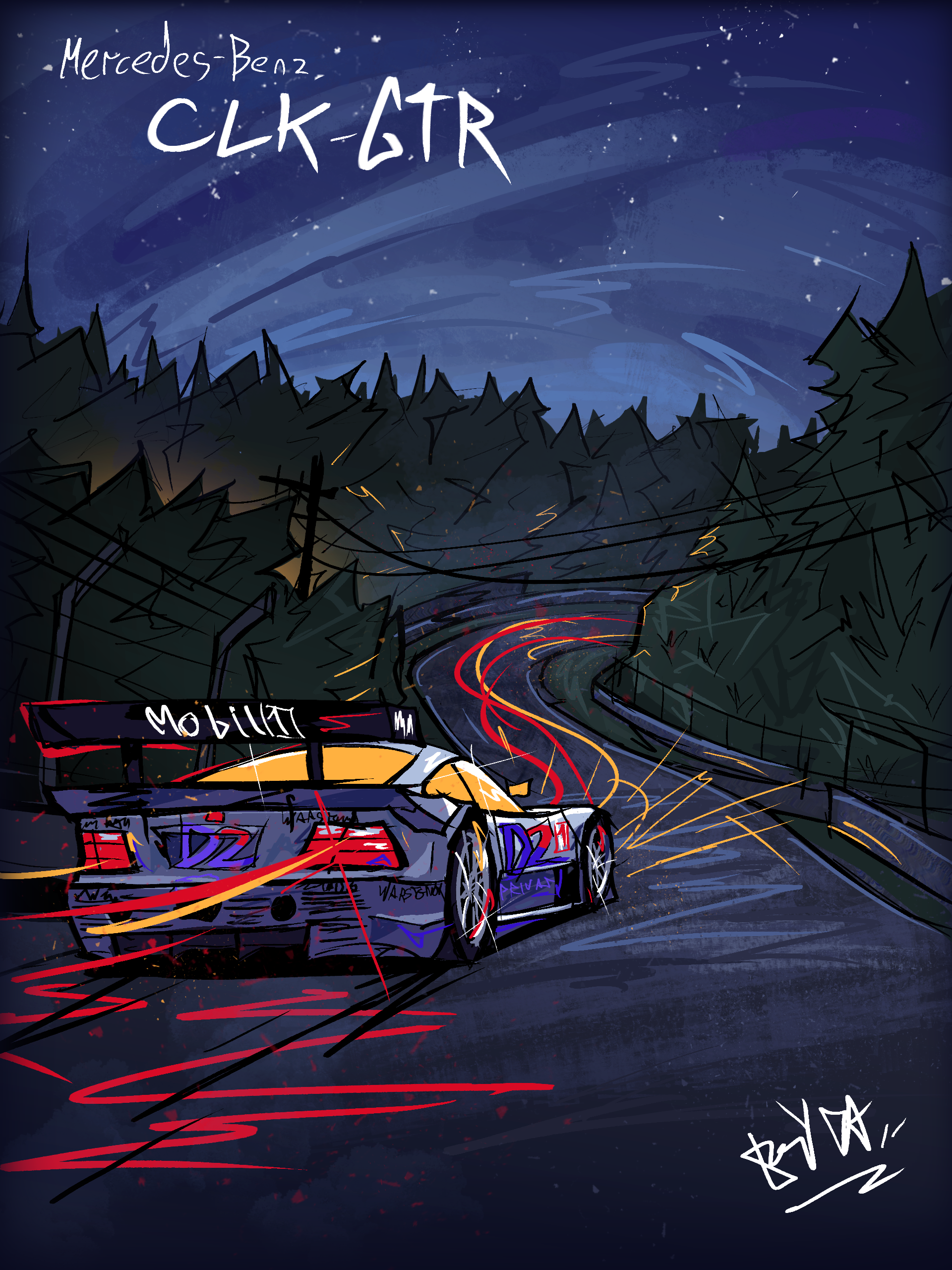 1920x2560 i painted some gran turismo themed mobile wallpaper!