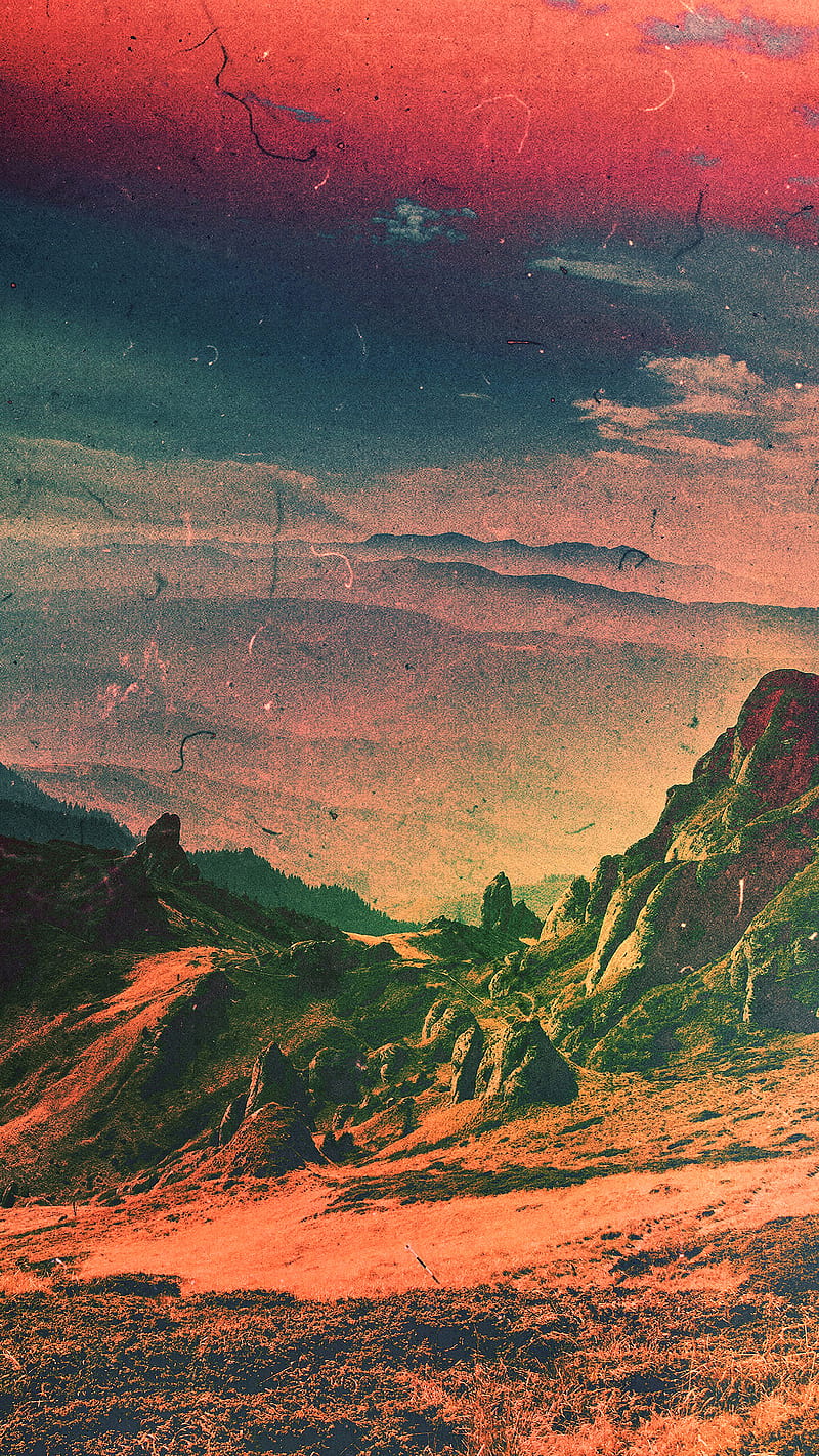 800x1422 Psychedelic Planet, Polishpattern, California, Clouds, Color, Digital, Digital Manipulation, HD Phone Wallpaper