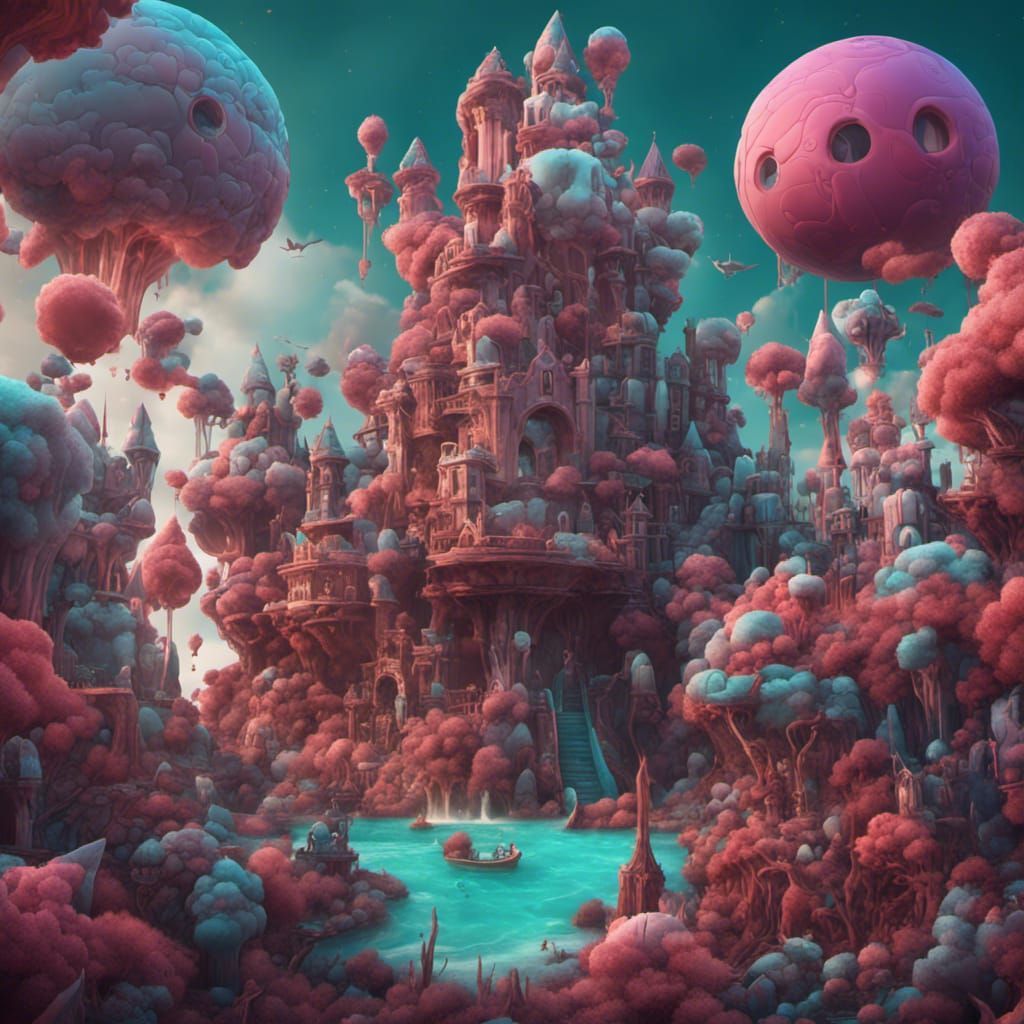 1024x1024 pop surrealism Surrealism Font Concept Art