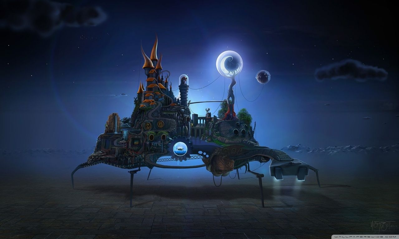 1280x768 Modern Surrealism 4K UHD Wallpaper for UltraHD Desktop and TV : Widescreen and UltraWide Display : Smartphone and Tablet Devices