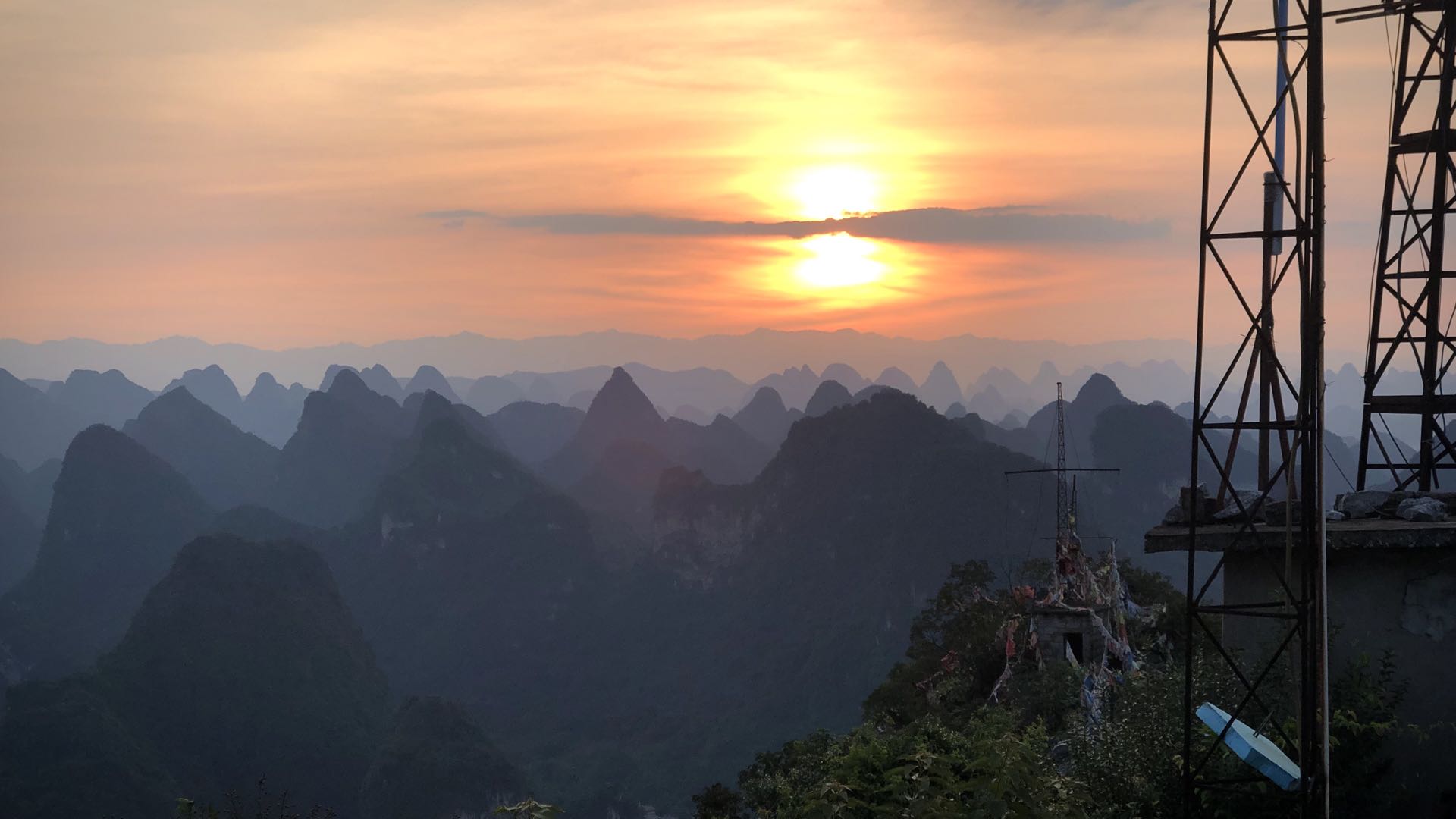 1920x1080 Yangshuo TV Tower. How to Get There. Omeida Chinese Academy