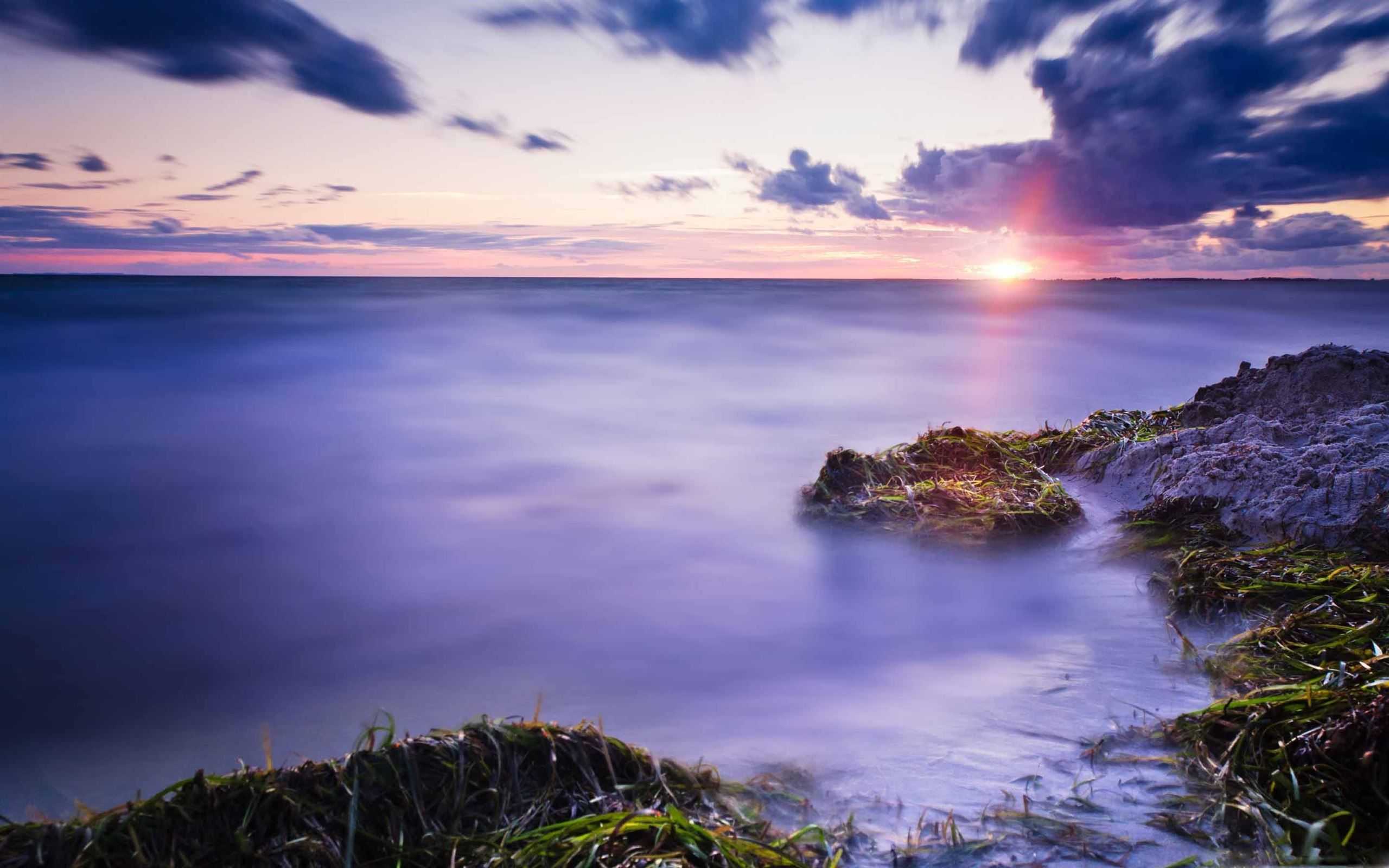 2560x1600 Sunset Glow Mac Wallpaper Download