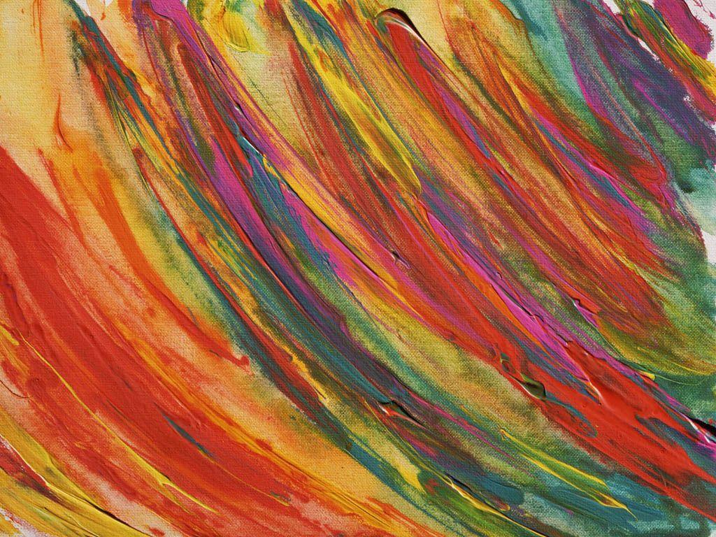 1024x768 Canvas Abstract Paintings : Color field Painting on Canvas