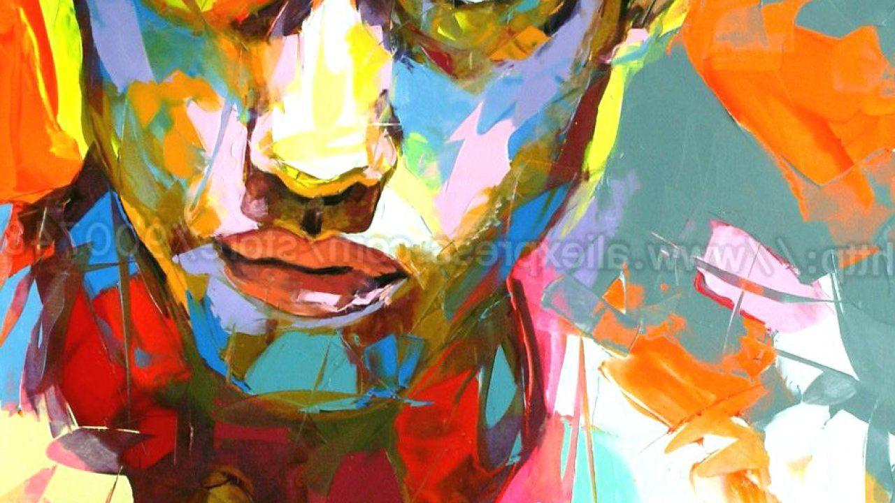 1280x720 Multicolor, Francoise, Nielly, Portraits, Handmade, Oil, Painting