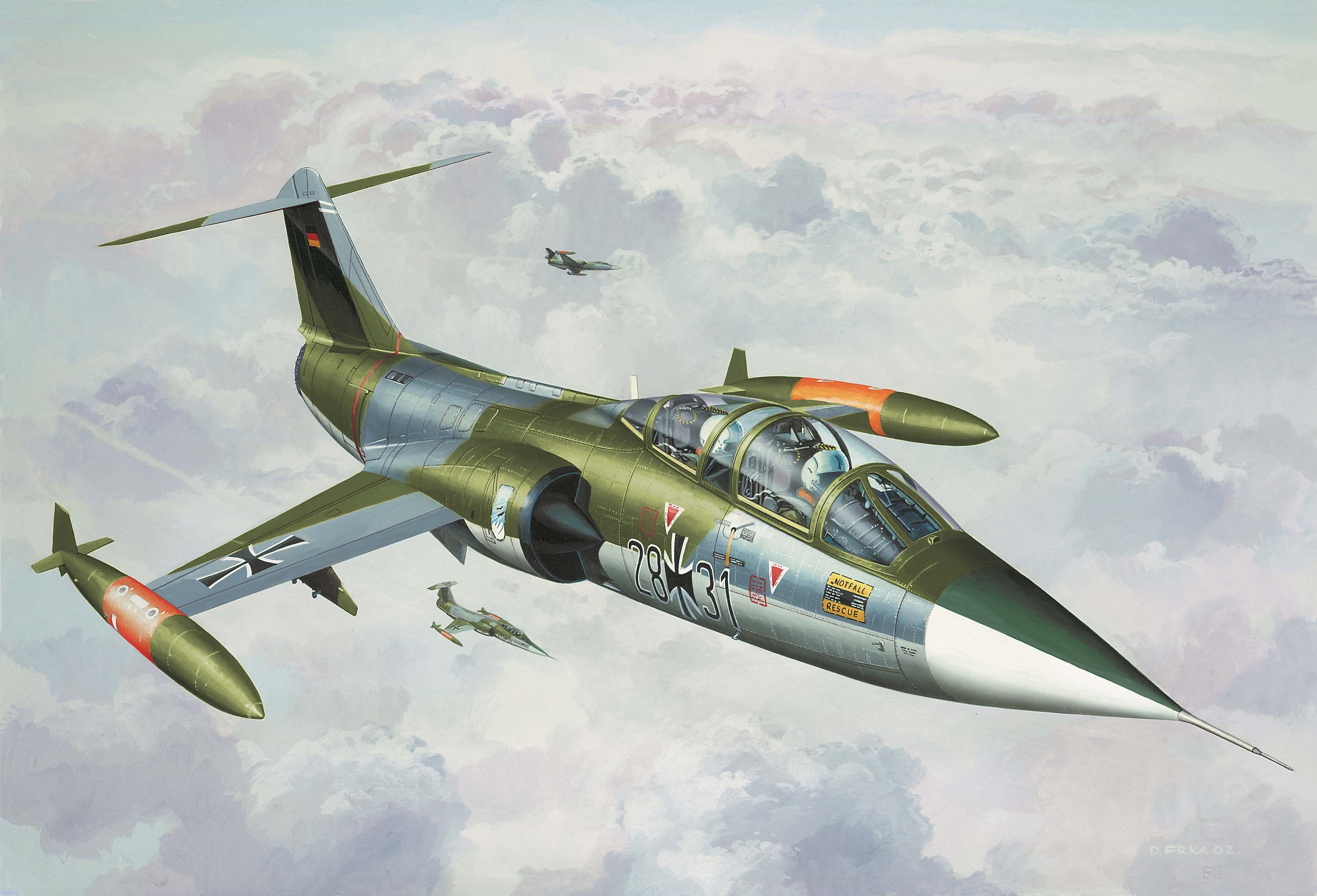 3294x2241 Download Military Lockheed F 104 Starfighter HD Wallpaper