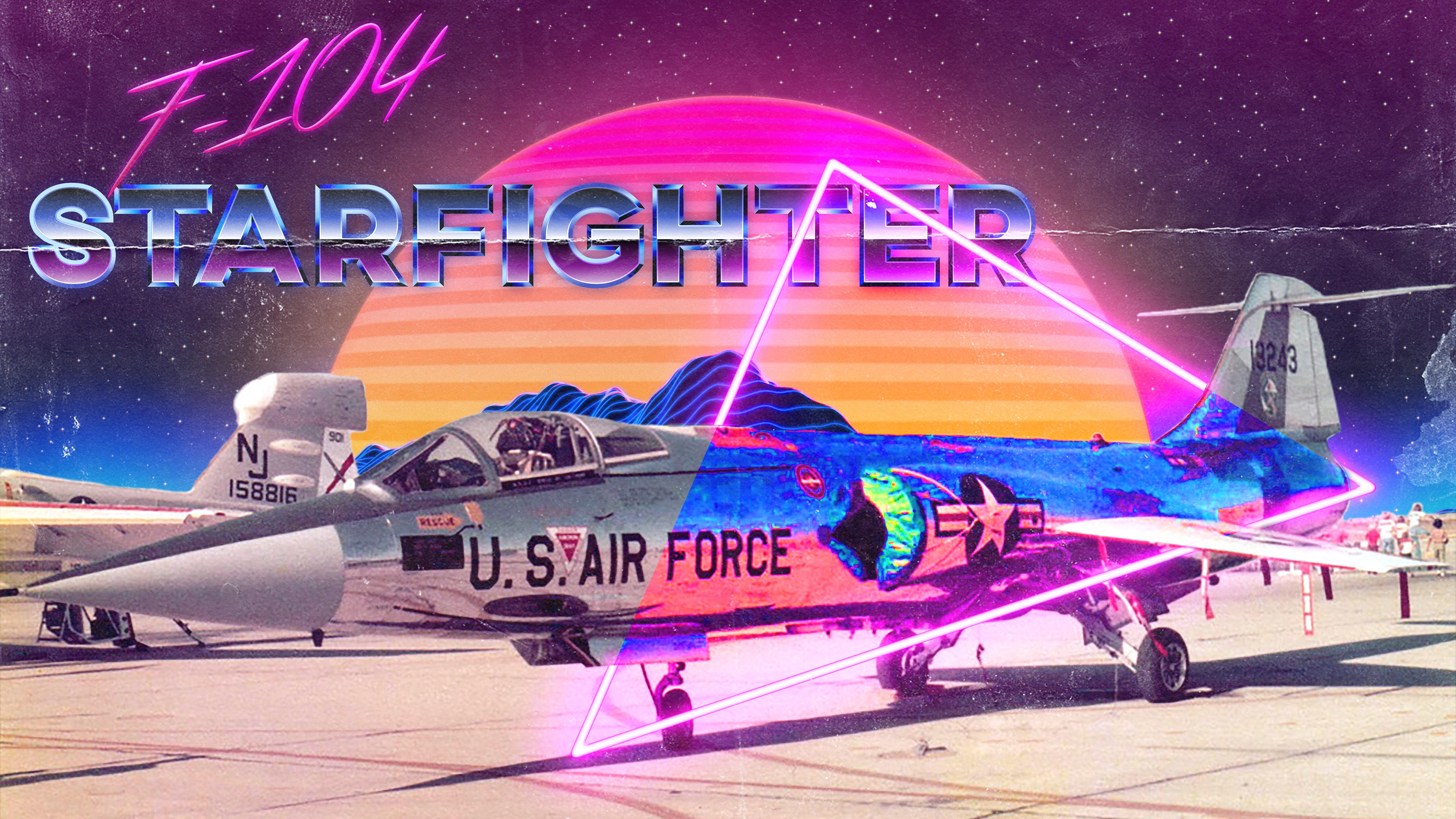 5413x3045 Just A Wallpaper Thingy I Made, If This Goes Hard Feel Free To Use. F 104G At George AFB Airshow, 1978 [5413x3045]