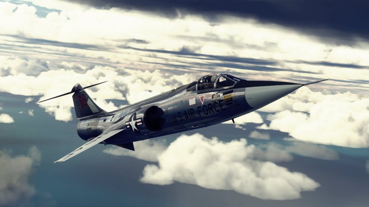 1280x720 Flying The Mach Loop In The F 104 Starfighter In Microsoft Flight Simulator (no F 104s Were Harmed)
