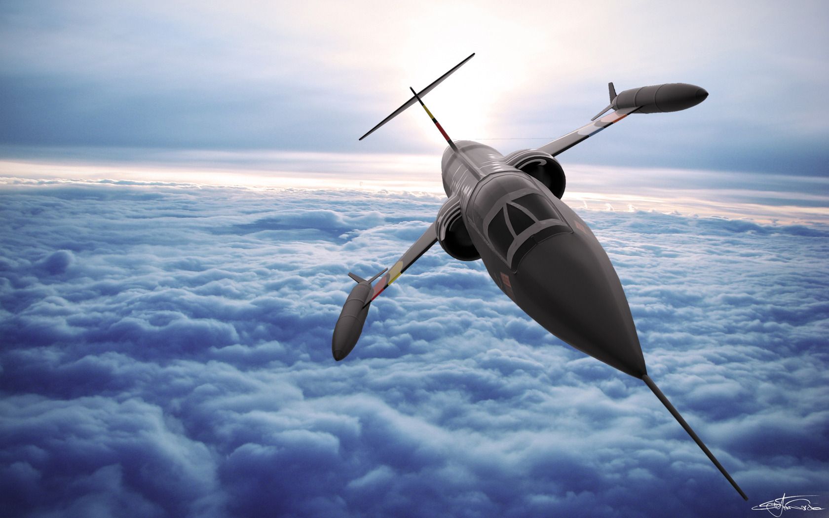 1680x1050 Lockheed F 104 Starfighter. Concept Livery Gallery 2