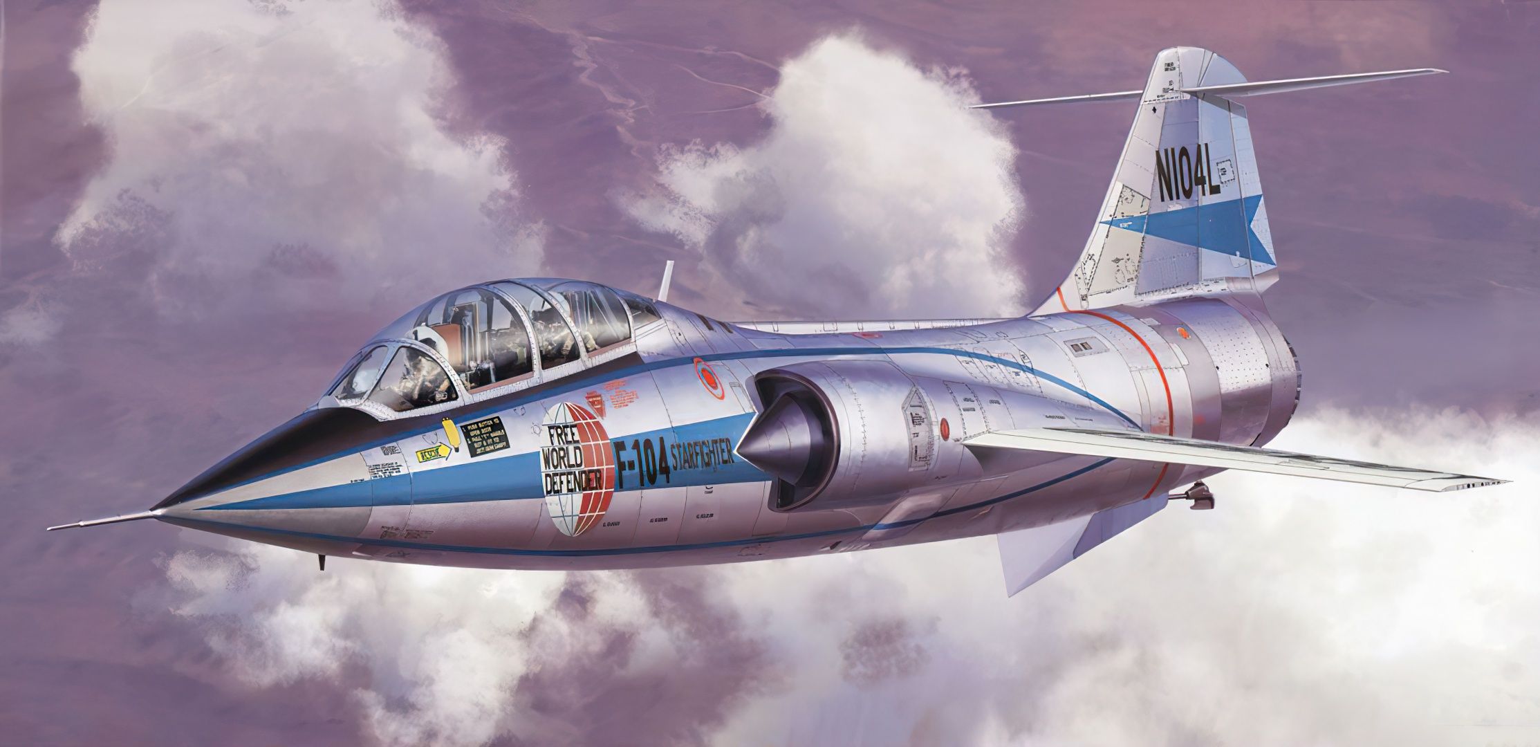 2227x1080 Wallpaper Art, Aviation, Jet, F 104 Starfighter For Mobile And Desktop, Section авиация, Resolution 2227x1080