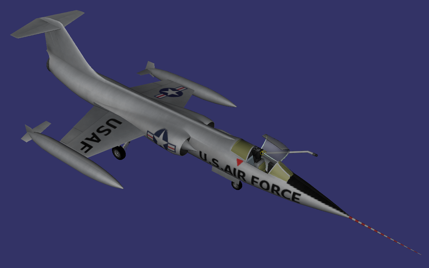 1440x900 Blend Swap. Lockheed F 104 Starfighter