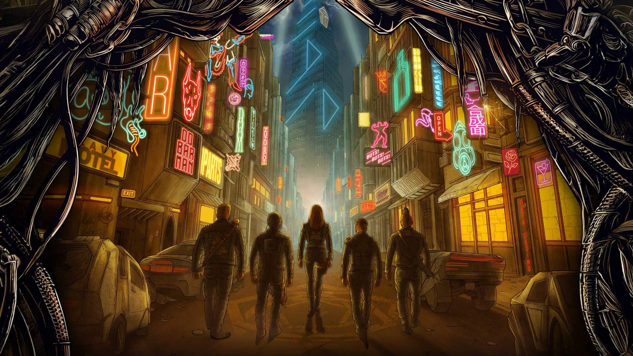 2560x1440 Carpenter Brut Releases Leather Temple. New Song and Album Preview