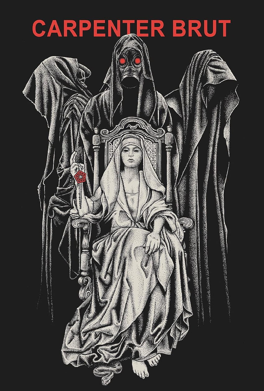 850x1258 Neon Events - Carpenter Brut & Le Matos HD phone wallpaper